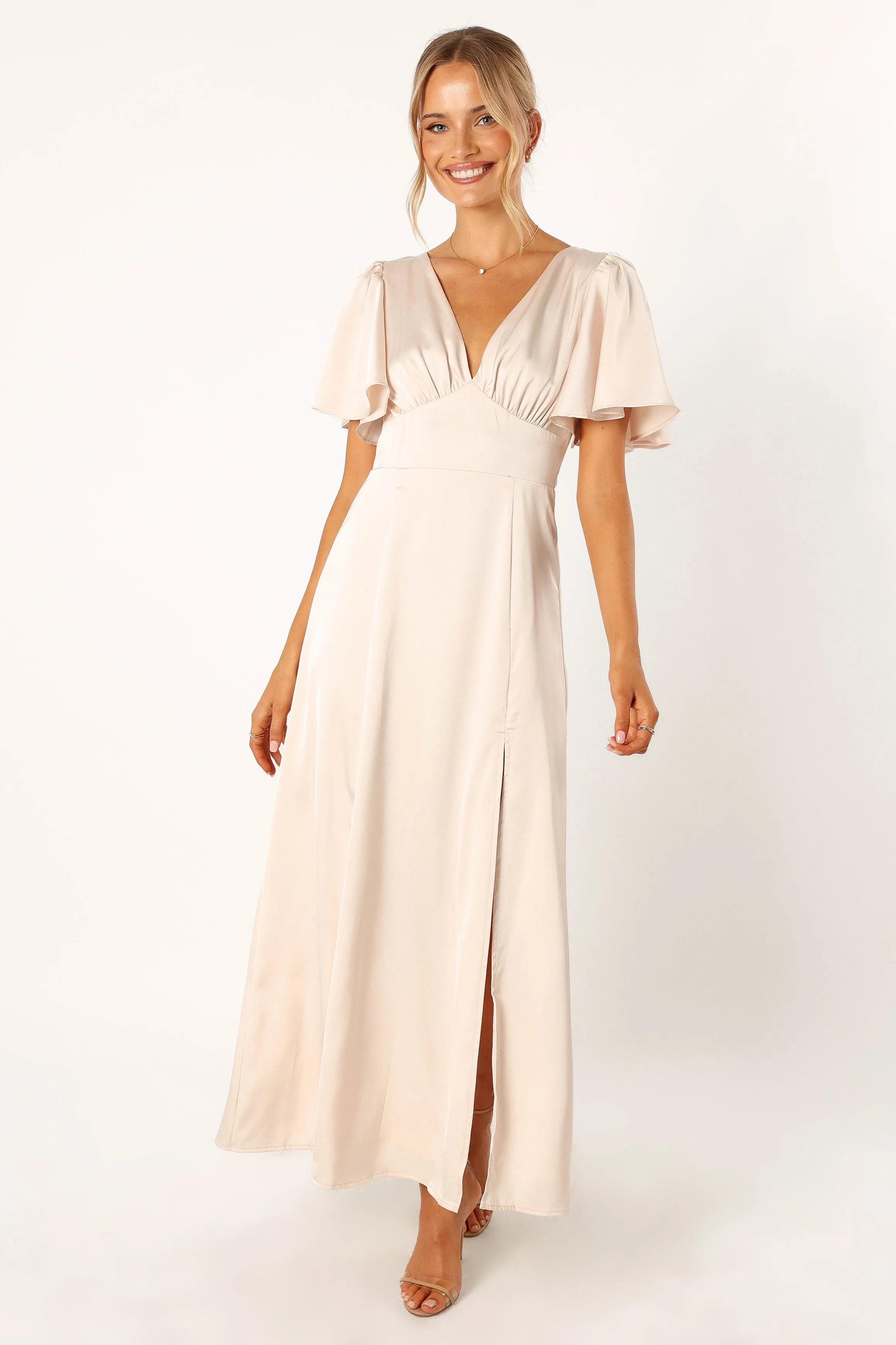 Casper Maxi Dress - Pearl sold by Petal & Pup product image thumbnail 4