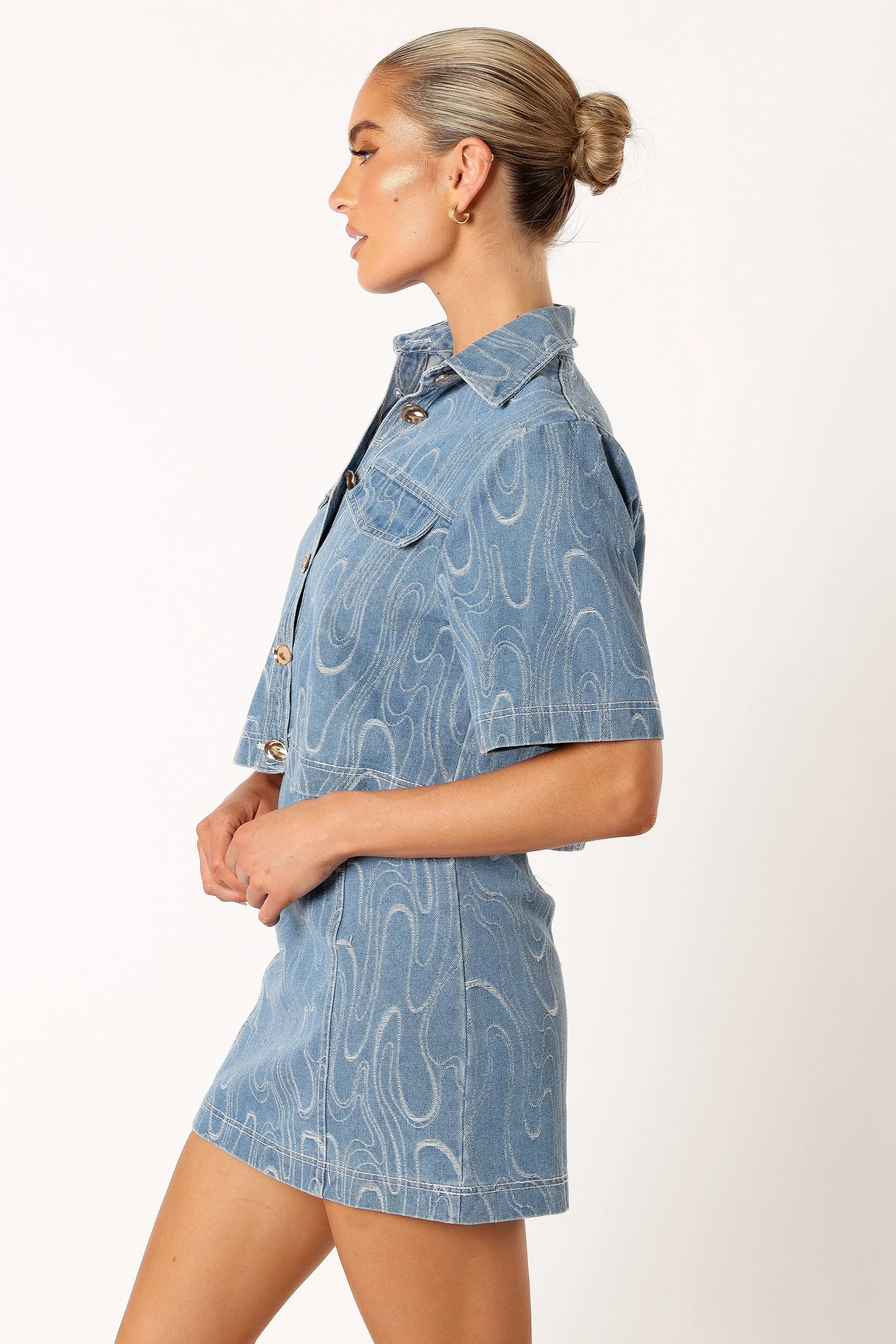 Tammy Two Piece Set - Blue Denim sold by Petal & Pup product image thumbnail 5