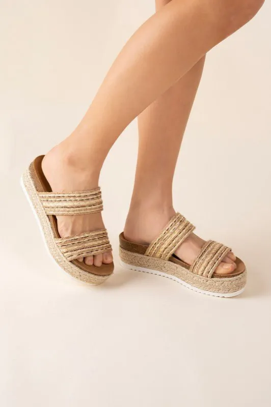 Westin Platform Sandal - Natural sold by Petal & Pup