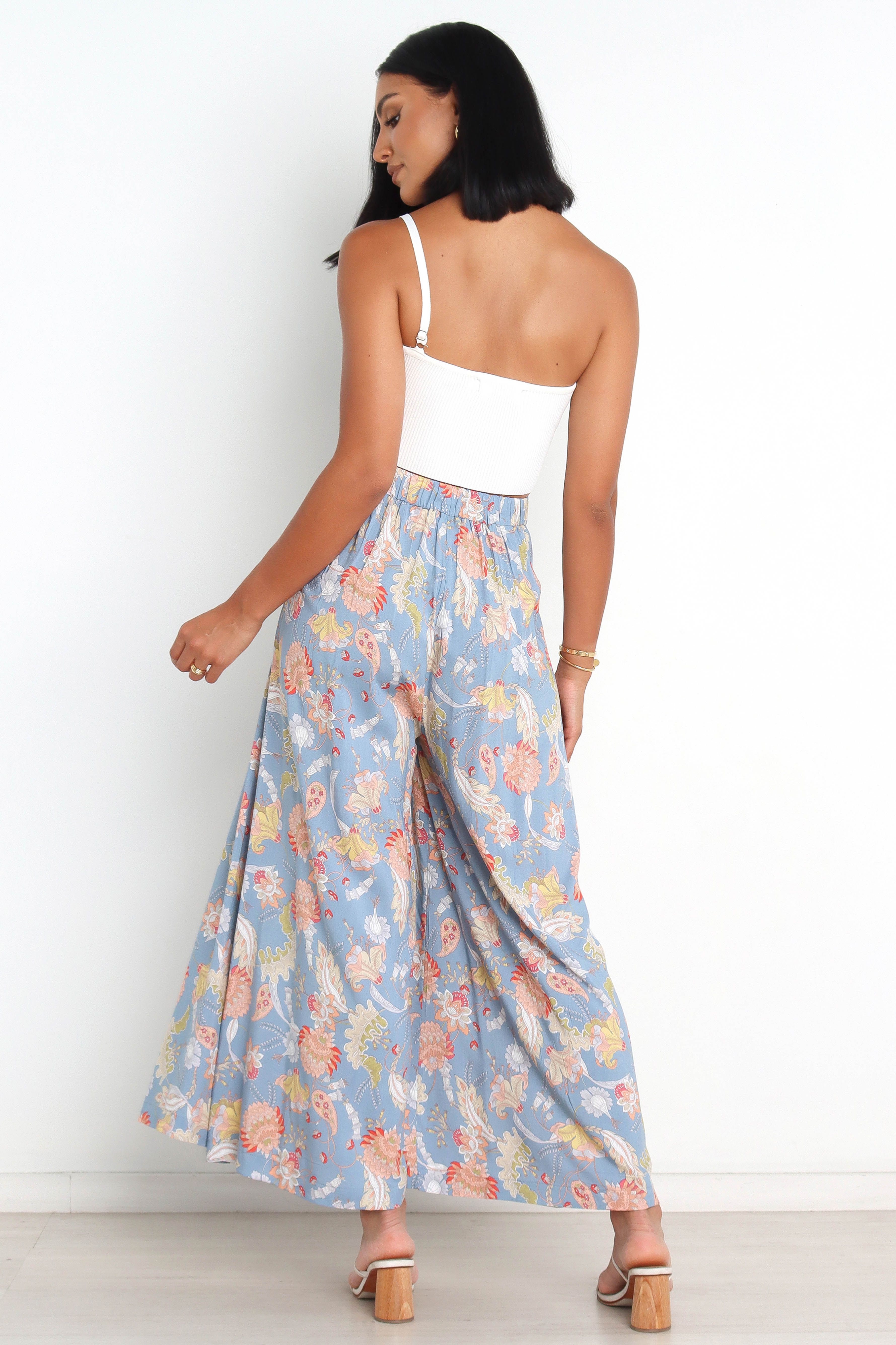 Bonney Pants - Blue Floral sold by Petal & Pup product image thumbnail 4