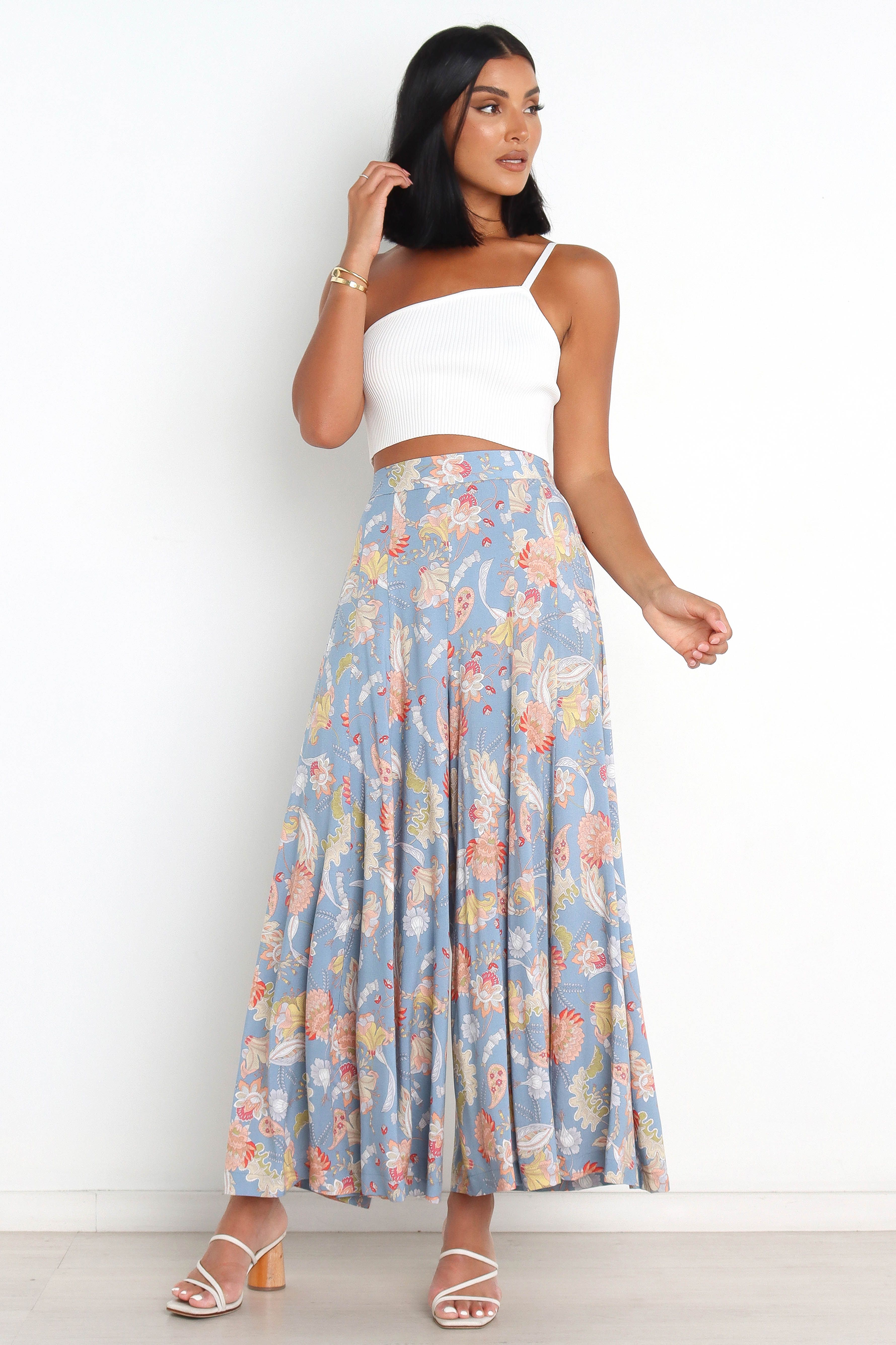 Bonney Pants - Blue Floral sold by Petal & Pup product image thumbnail 2