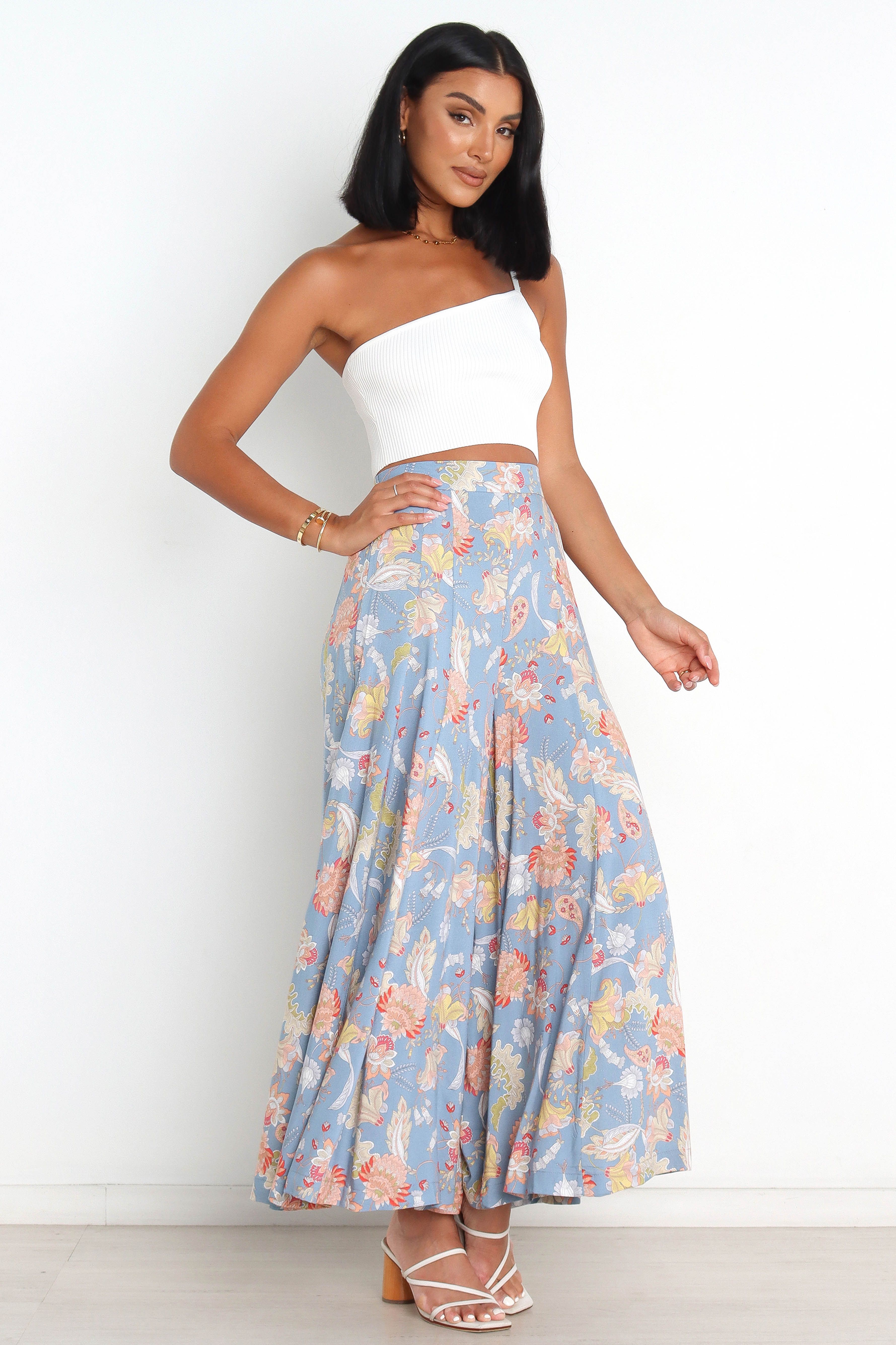 Bonney Pants - Blue Floral sold by Petal & Pup product image thumbnail 6