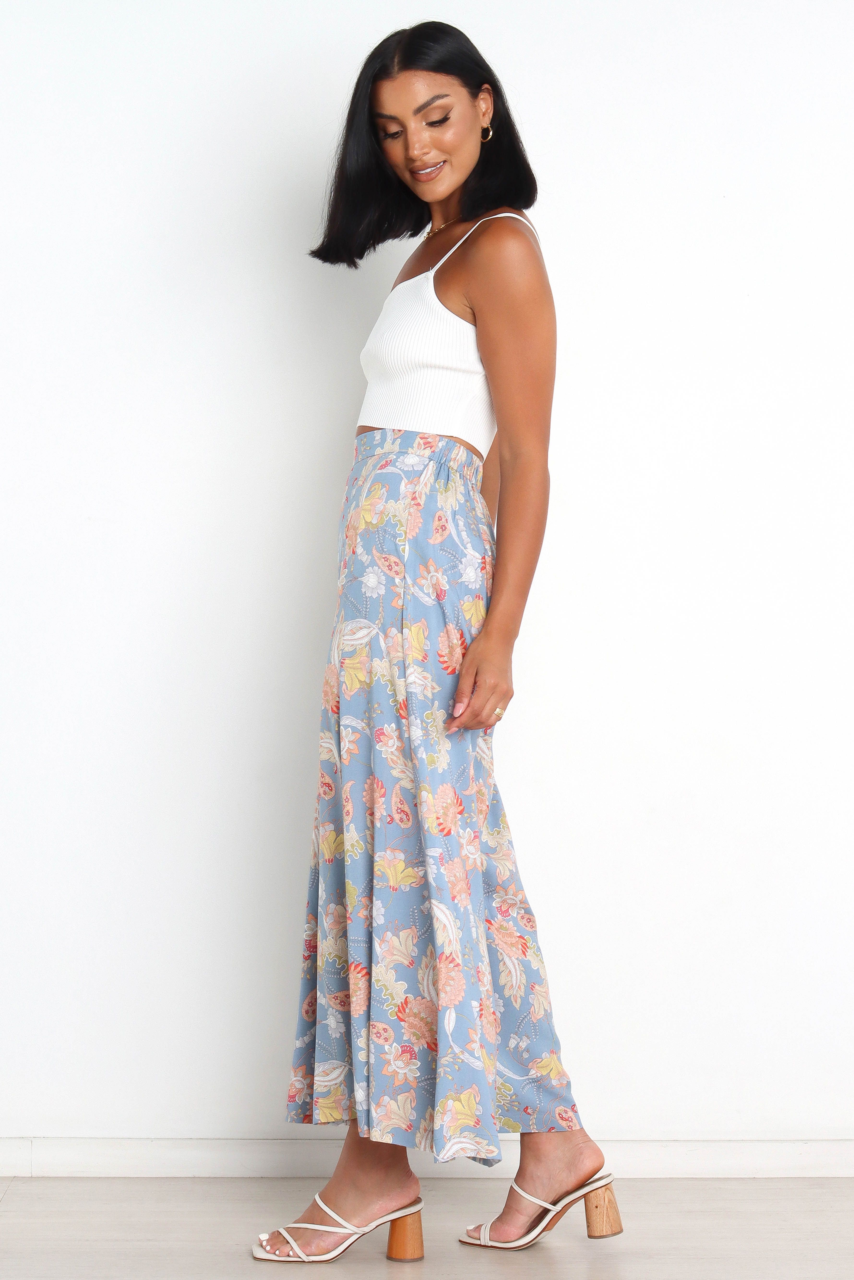 Bonney Pants - Blue Floral sold by Petal & Pup product image thumbnail 5