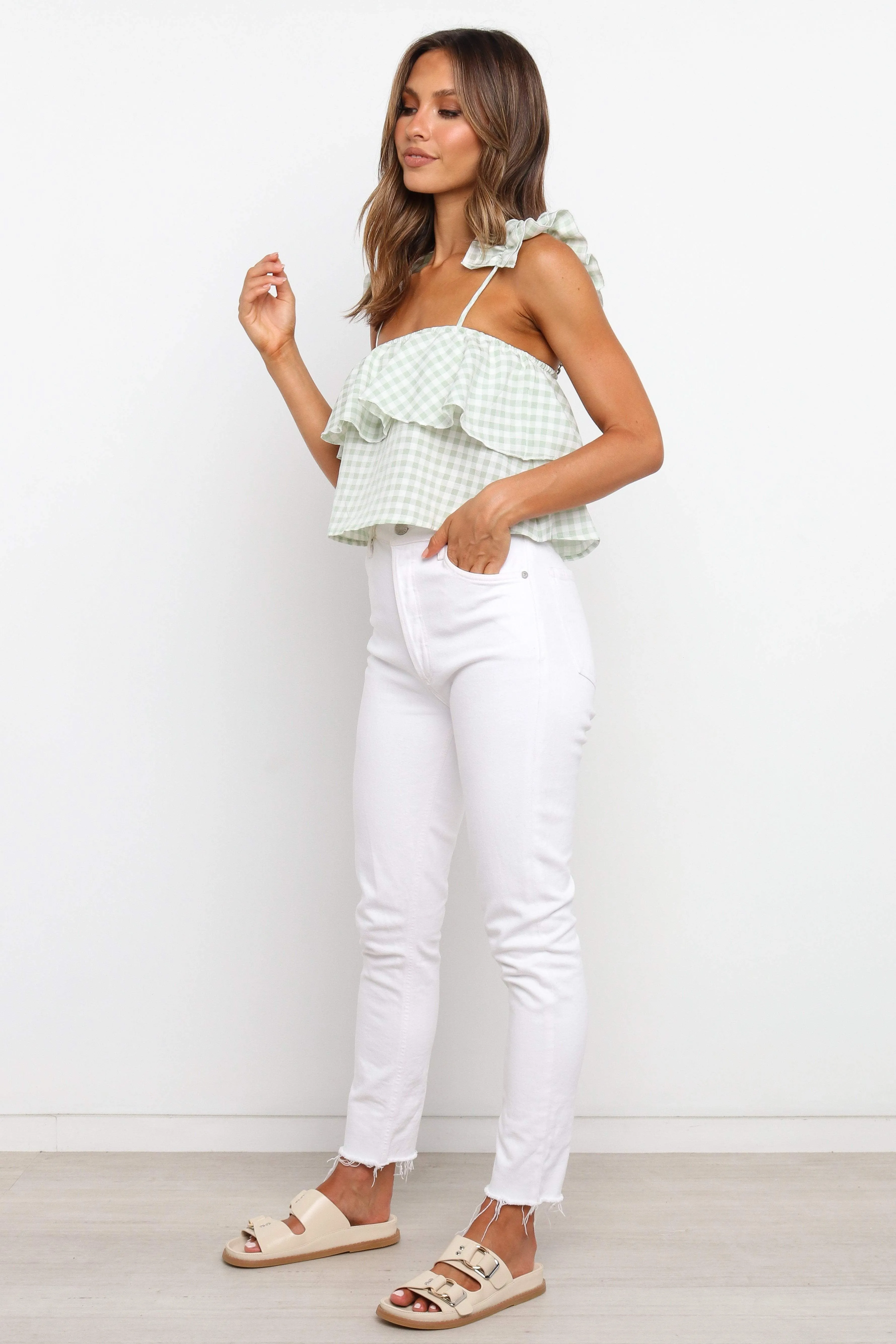 Foley Top - Green sold by Petal & Pup product image thumbnail 5