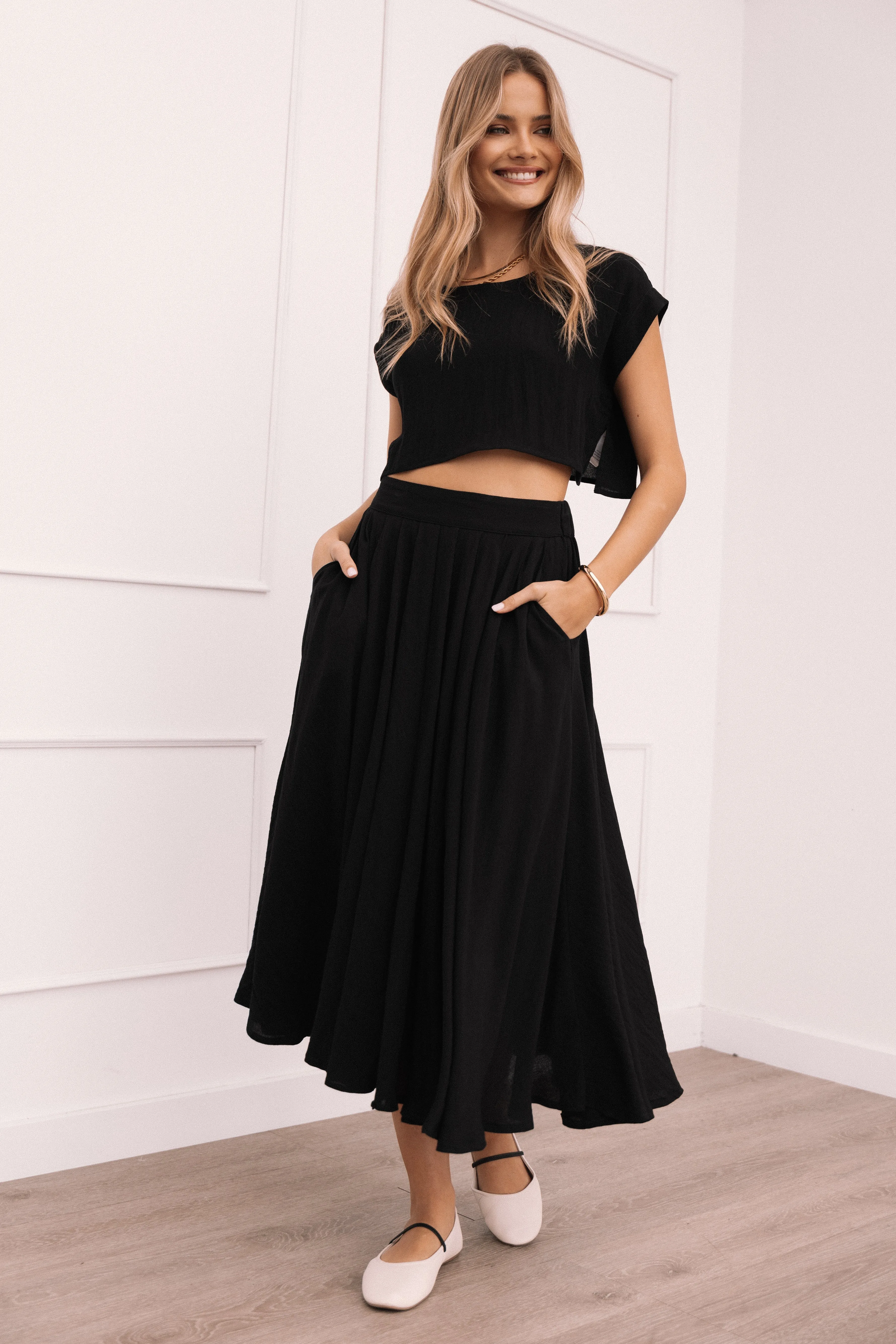 Bessie Two Piece Set - Black sold by Petal & Pup product image thumbnail 2