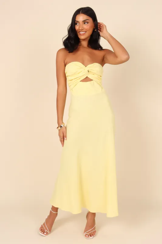 Rosetta Dress - Lemon sold by Petal & Pup