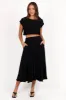 Bessie Two Piece Set - Black sold by Petal & Pup