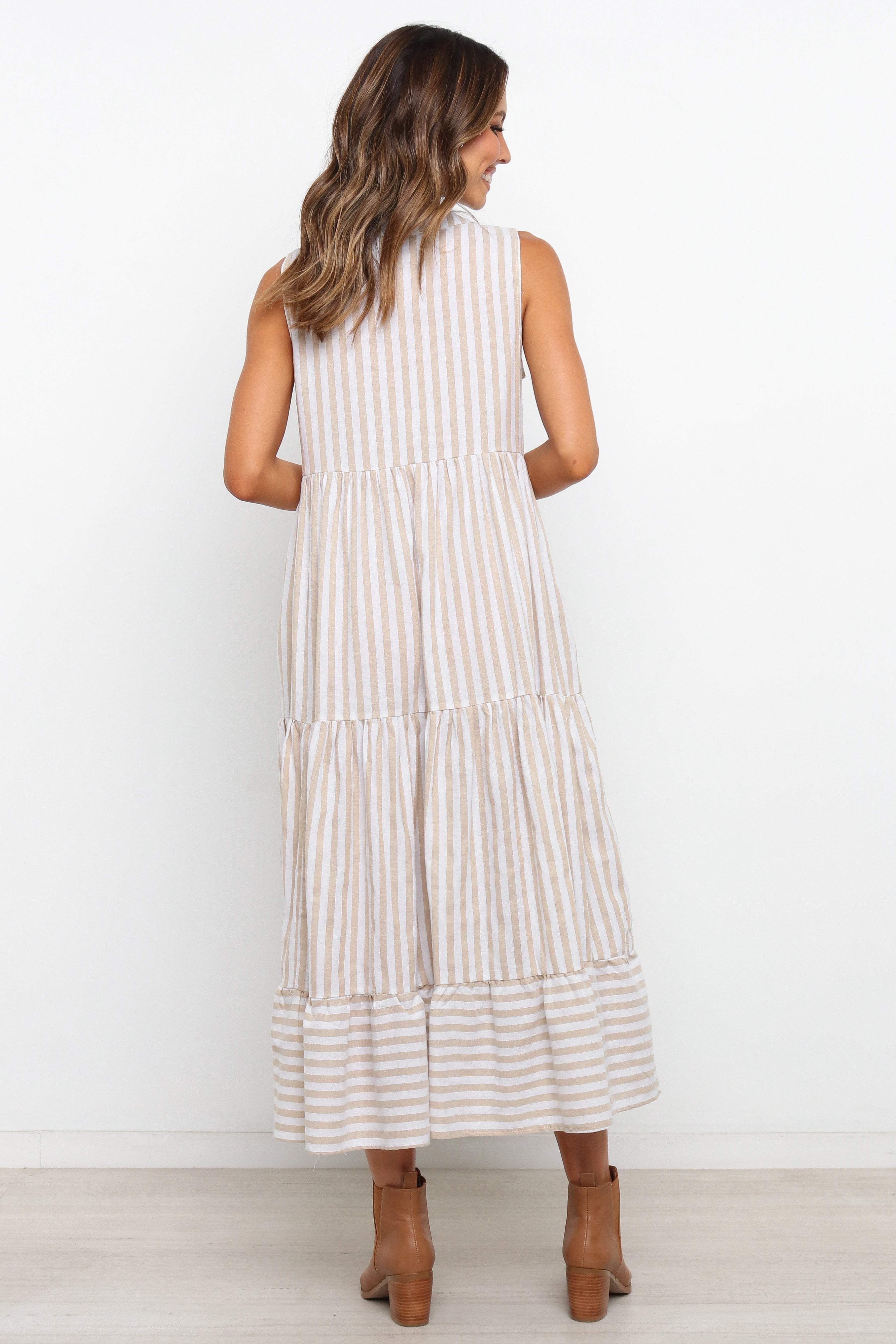 Honah Dress - Beige sold by Petal & Pup product image thumbnail 6