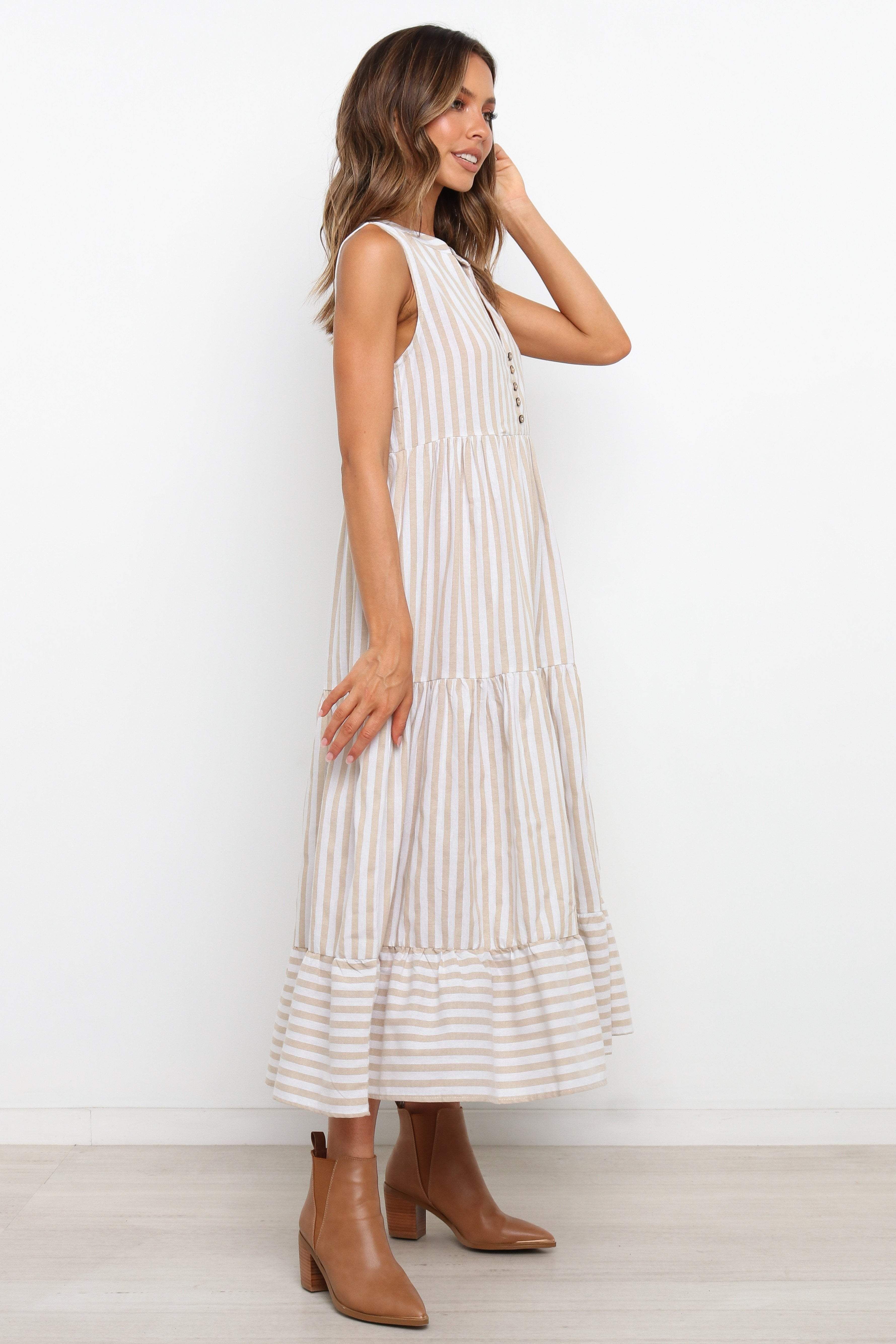 Honah Dress - Beige sold by Petal & Pup product image thumbnail 3