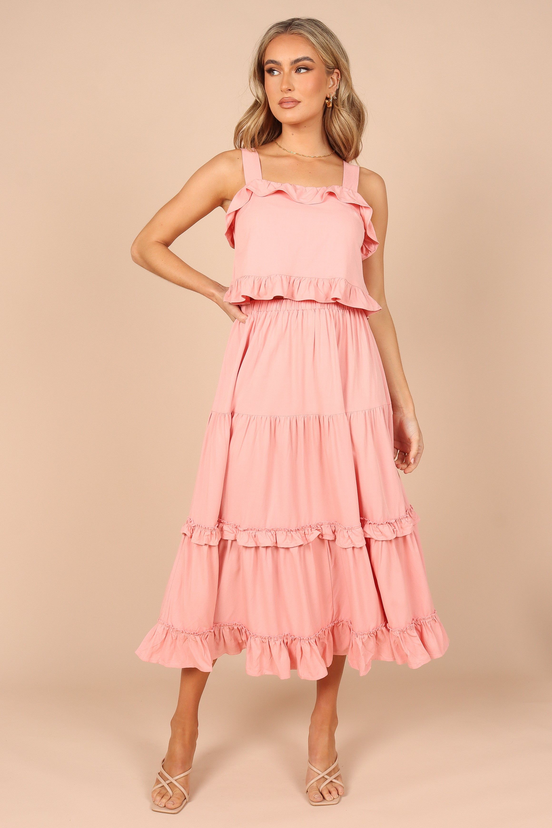 Pissaro Maxi Skirt - Blush Pink sold by Petal & Pup product image thumbnail 3