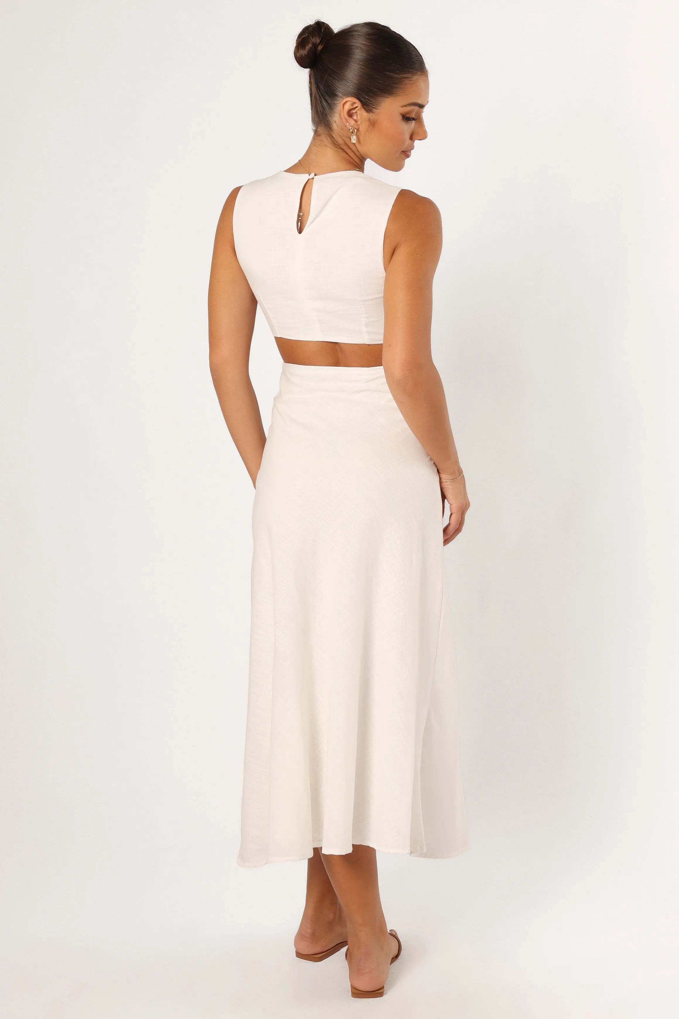 Sola Midi Dress - White sold by Petal & Pup product image thumbnail 4
