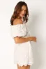Lilly Romper - White sold by Petal & Pup