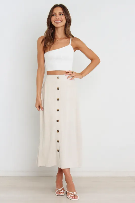 Rhiannon Skirt - Beige sold by Petal & Pup