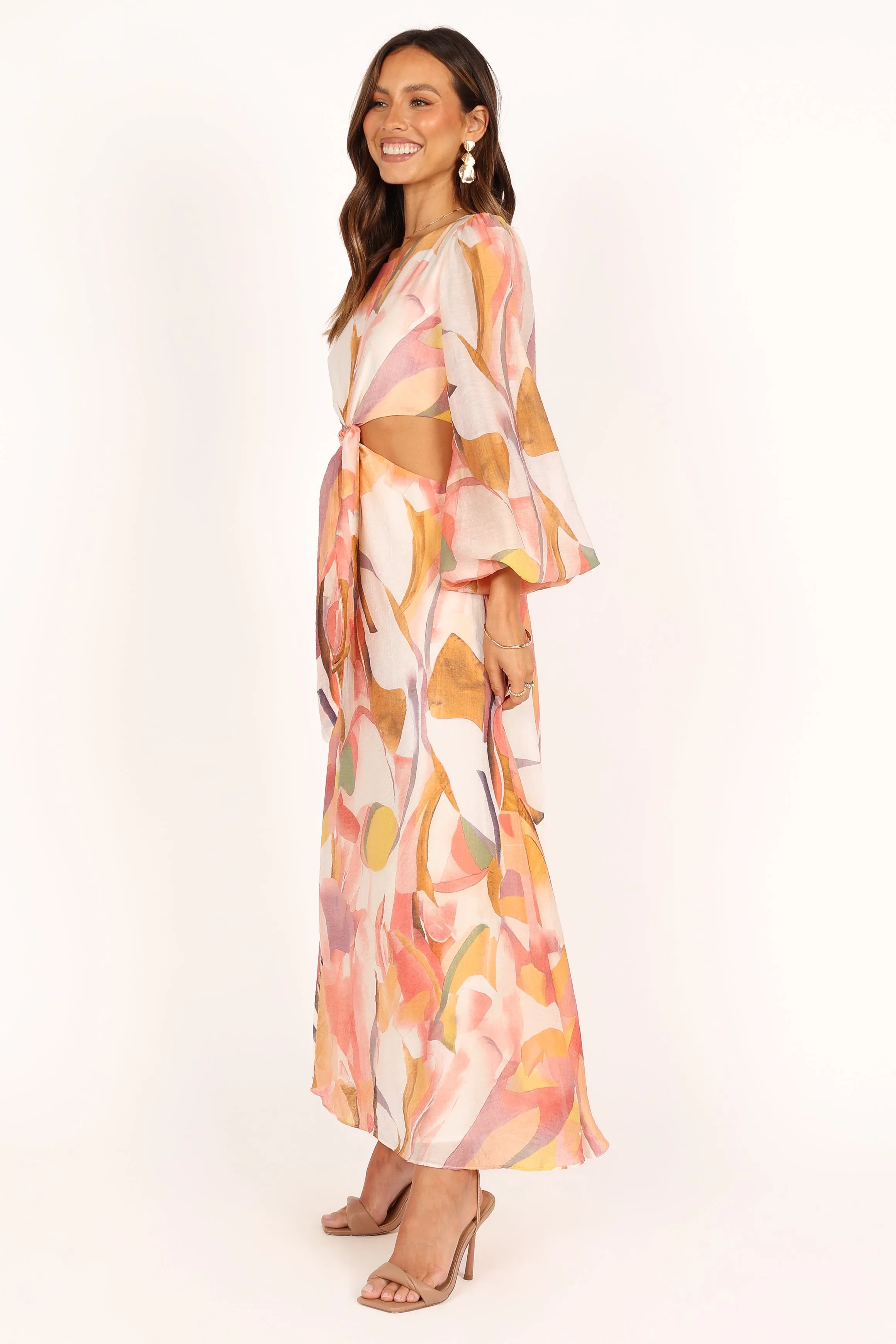 Laquin Long Sleeve Maxi Dress - Pink sold by Petal & Pup product image thumbnail 3