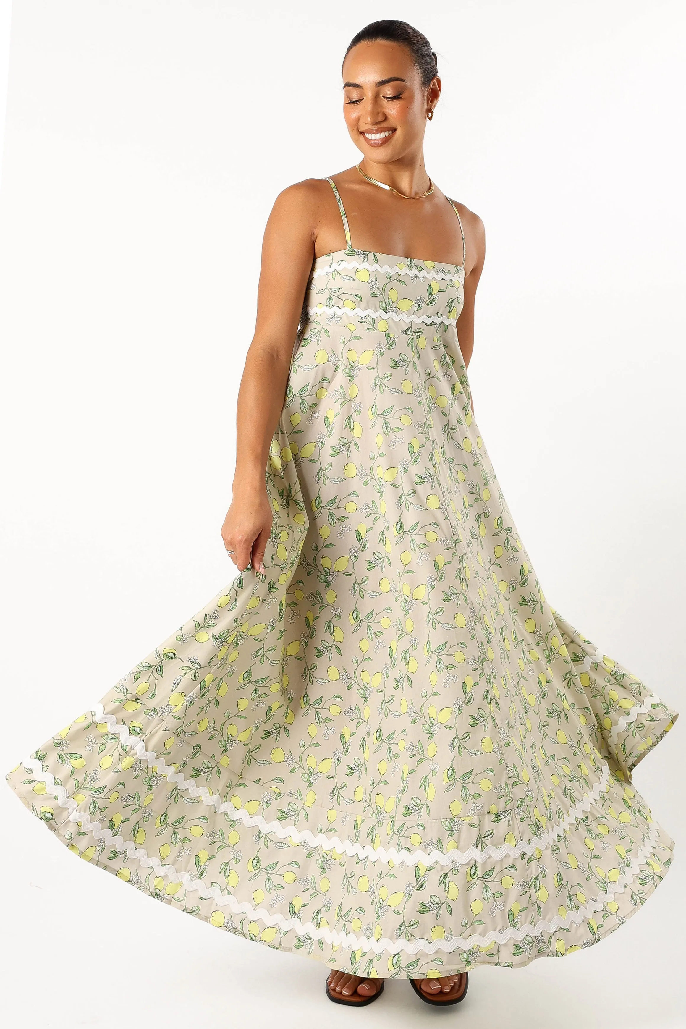 Citrone Midi Dress - Lemon sold by Petal & Pup product image thumbnail 2
