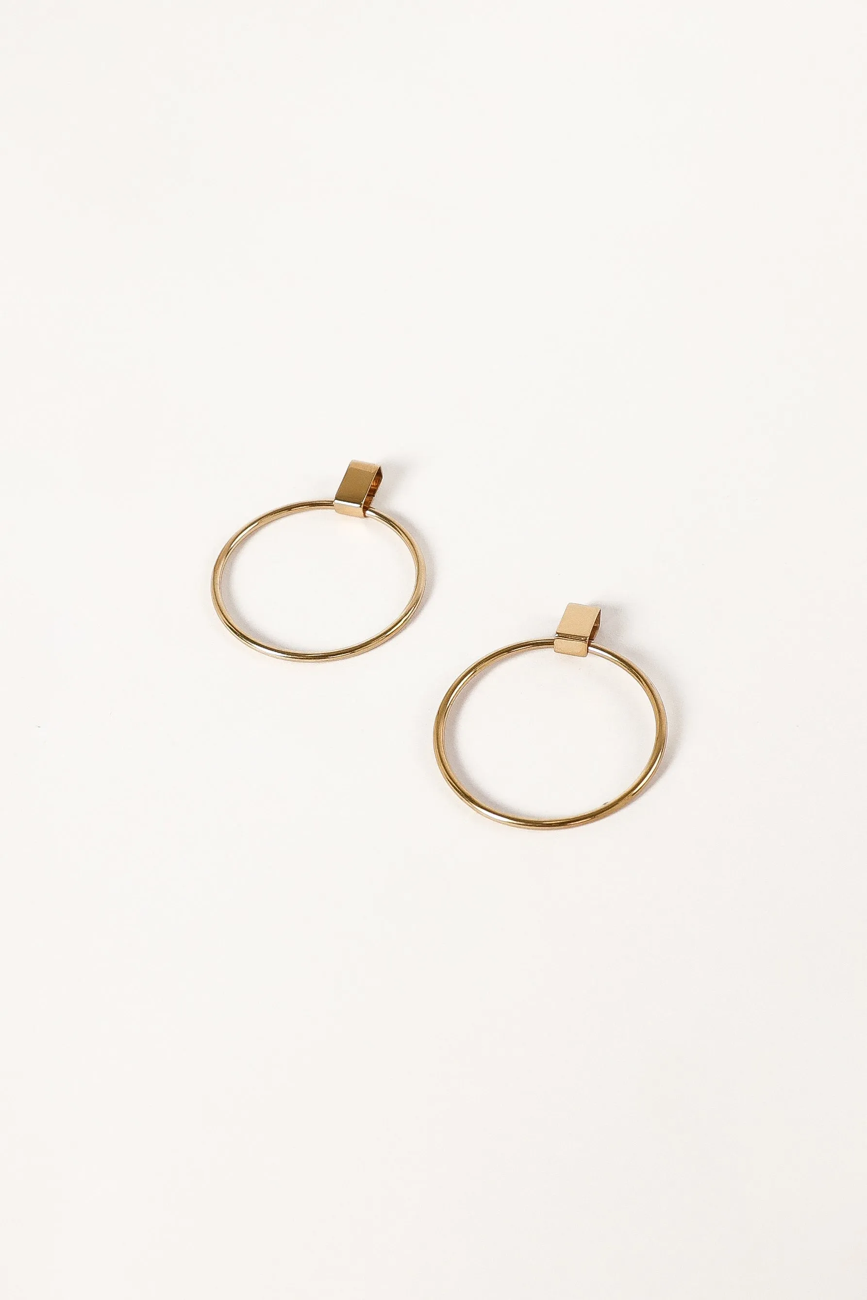 Bonnie Hoop Earrings - Gold sold by Petal & Pup product image thumbnail 2