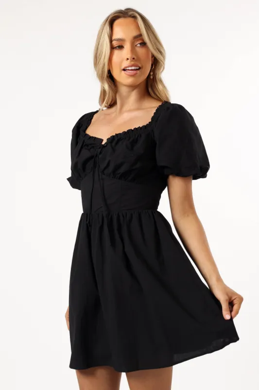 Jazz Mini Dress - Black sold by Petal & Pup