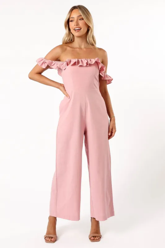 Charlotte Jumpsuit - Pink sold by Petal & Pup