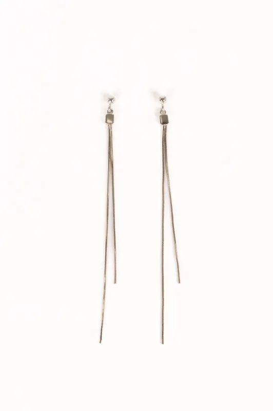 Gina Earrings - Silver sold by Petal & Pup