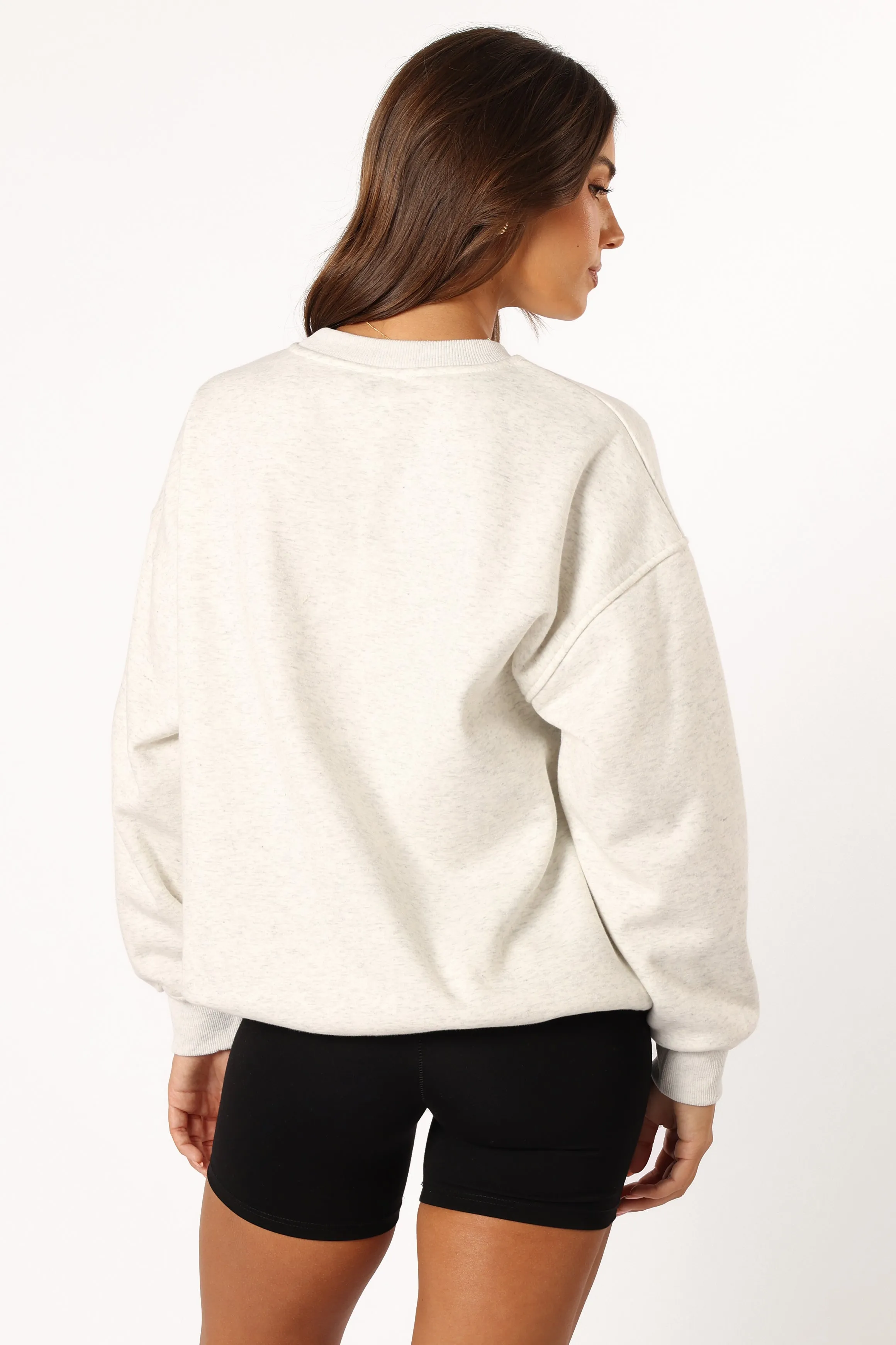 Colette Pickleball Sweatshirt - Heather Grey sold by Petal & Pup product image thumbnail 5