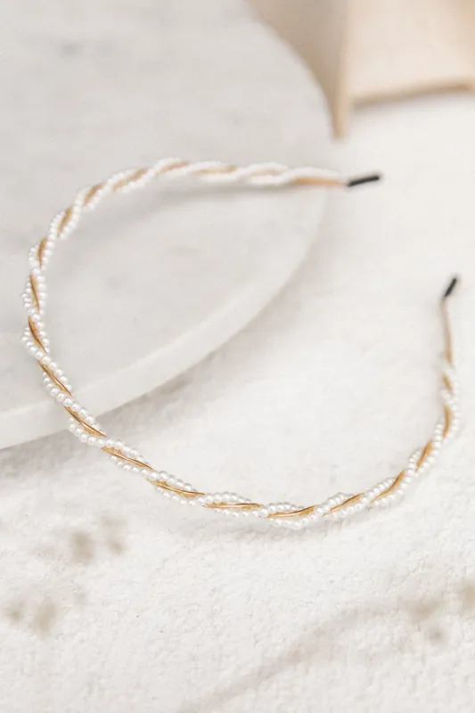 Cyan Headband - Gold sold by Petal & Pup