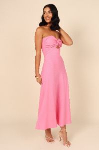 Rosetta Dress - Hot Pink sold by Petal & Pup