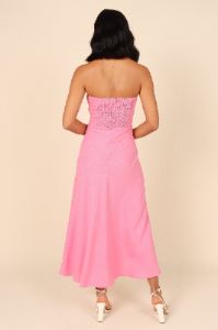 Rosetta Dress - Hot Pink sold by Petal & Pup
