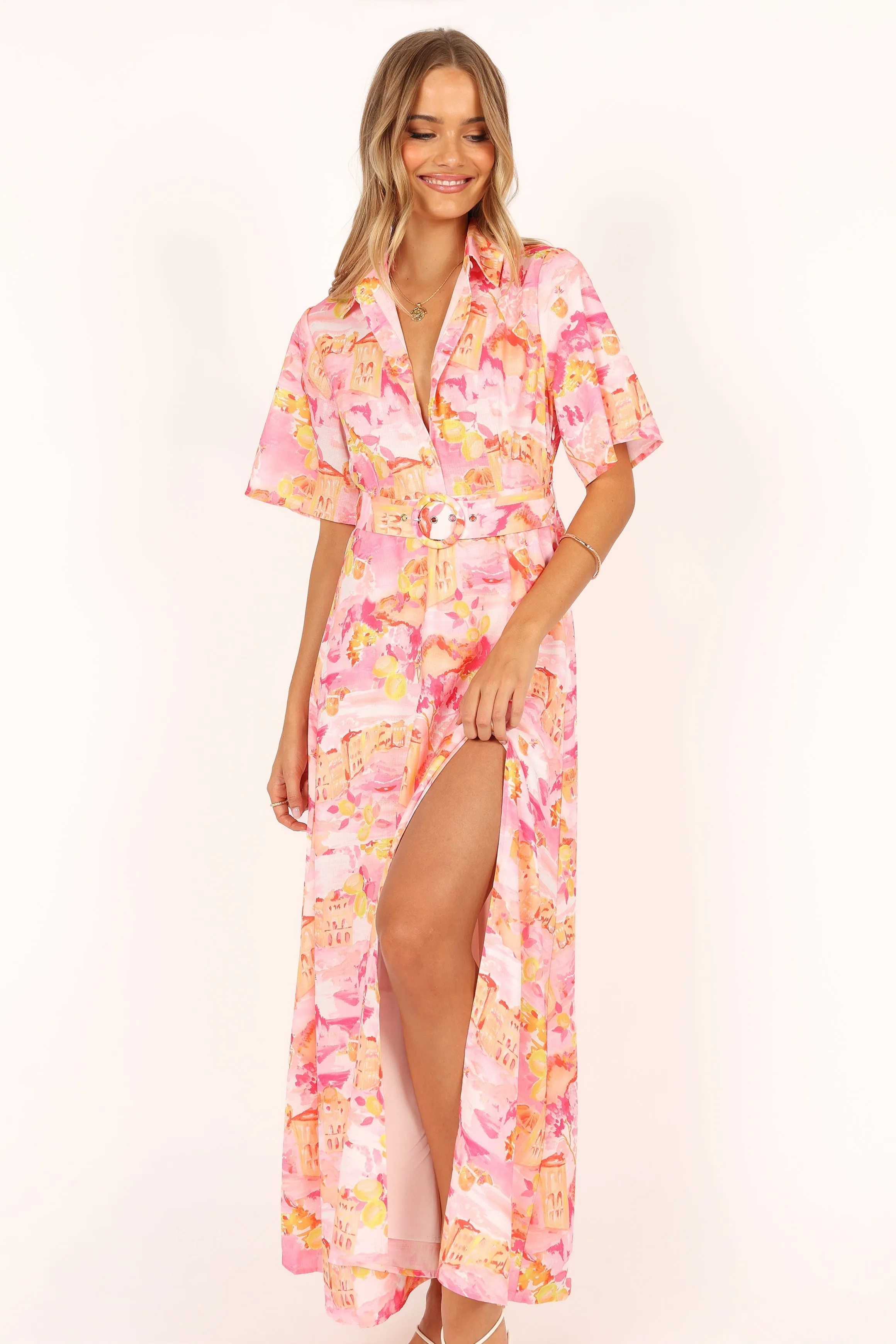 Arianna Maxi Dress - Pink Scenic sold by Petal & Pup product image thumbnail 5