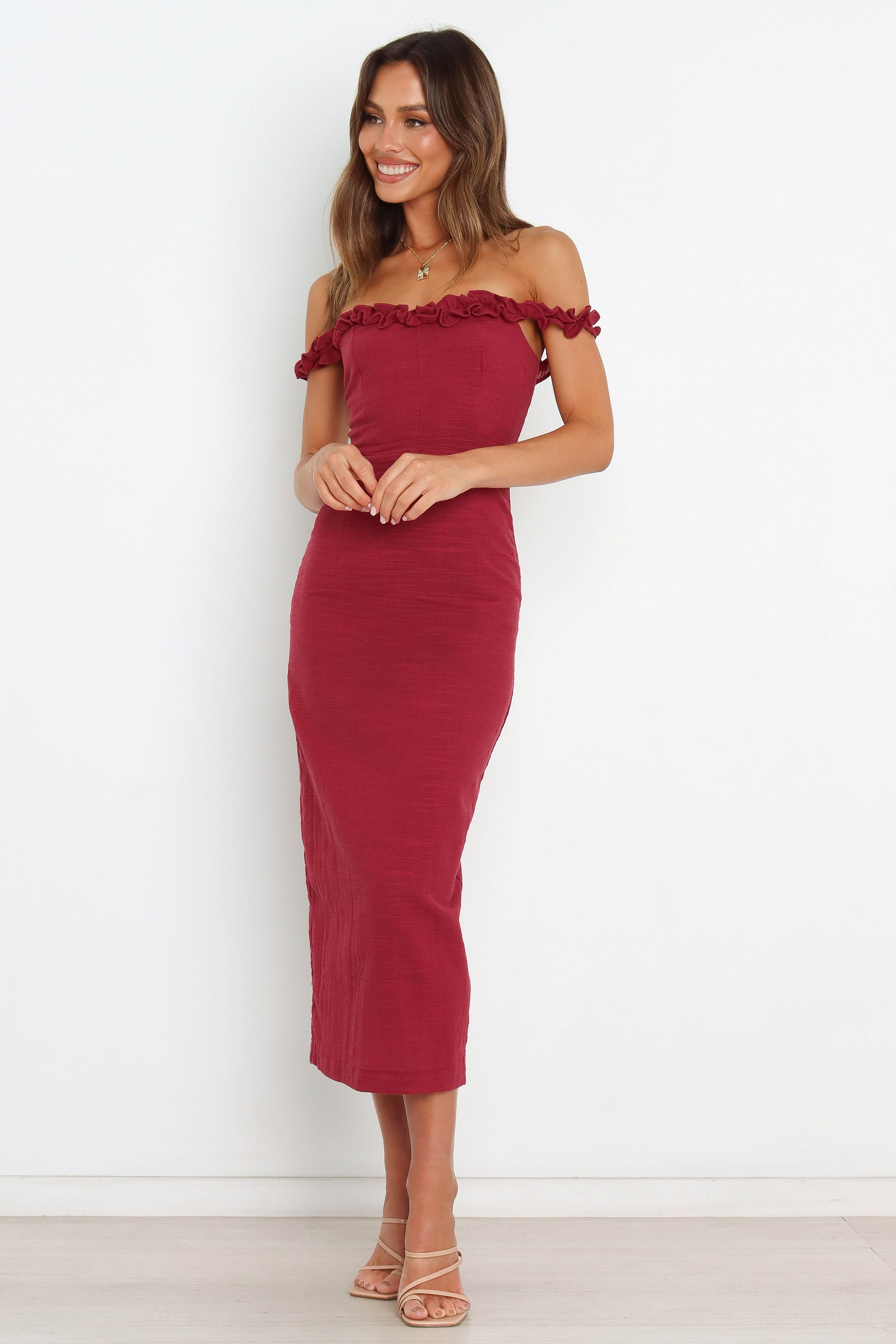 Florez Dress - Wine sold by Petal & Pup product image thumbnail 2