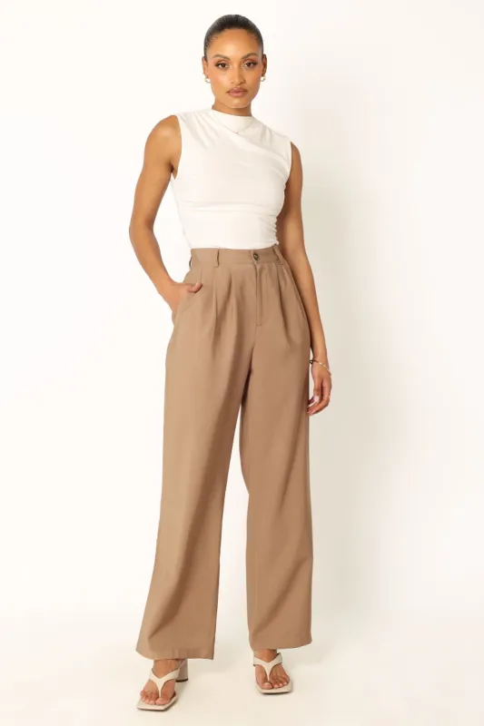 Noelle Pant - Light Brown sold by Petal & Pup