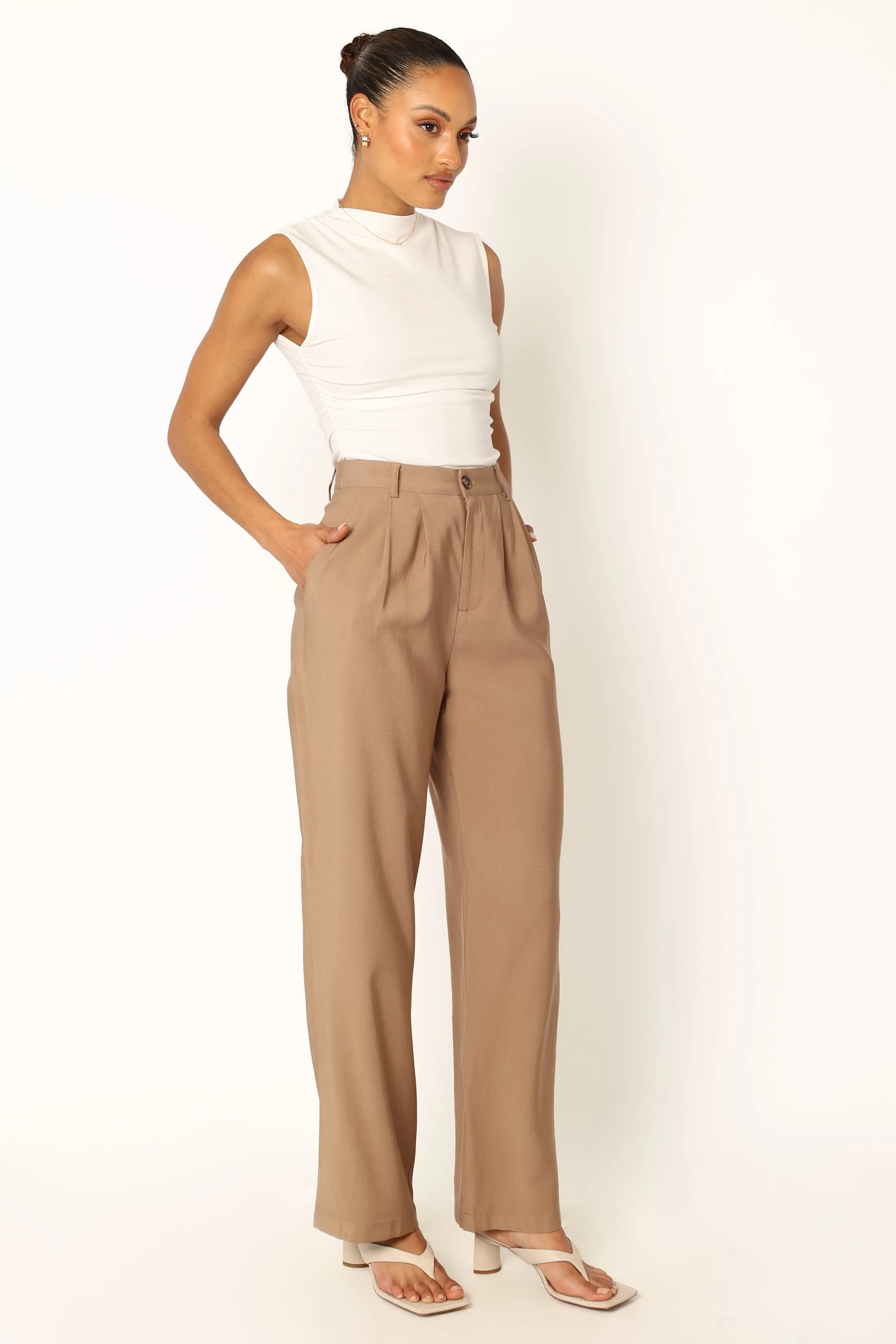 Noelle Pant - Light Brown sold by Petal & Pup product image thumbnail 4