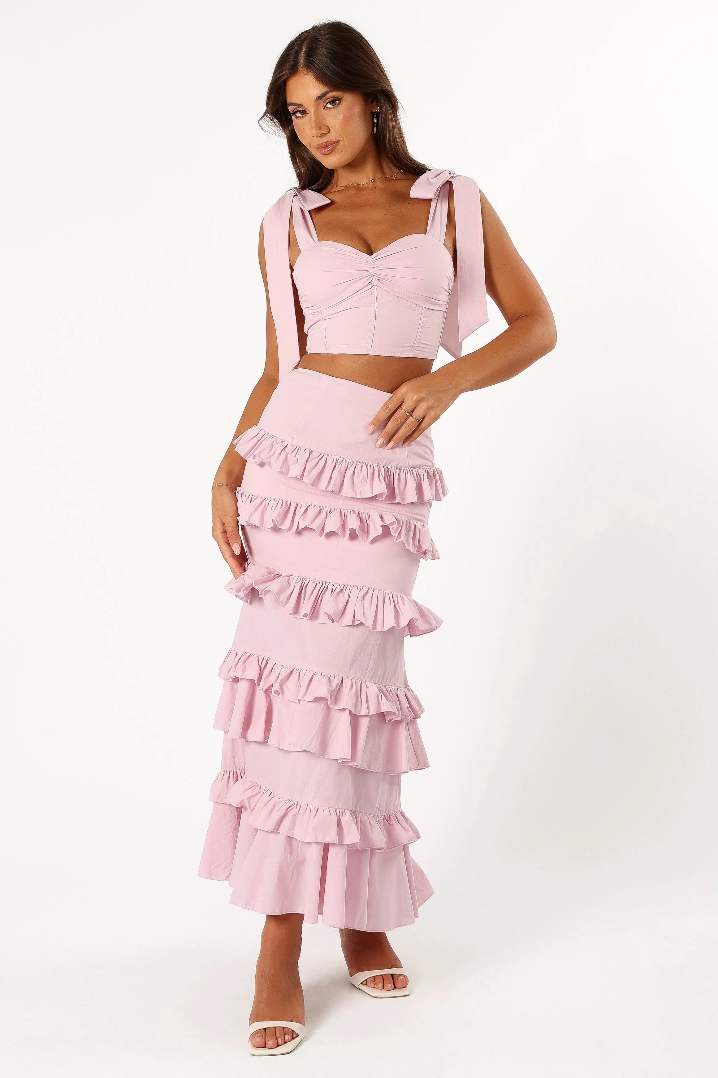 Tia Two Piece Set - Light Mauve sold by Petal & Pup product image thumbnail 3