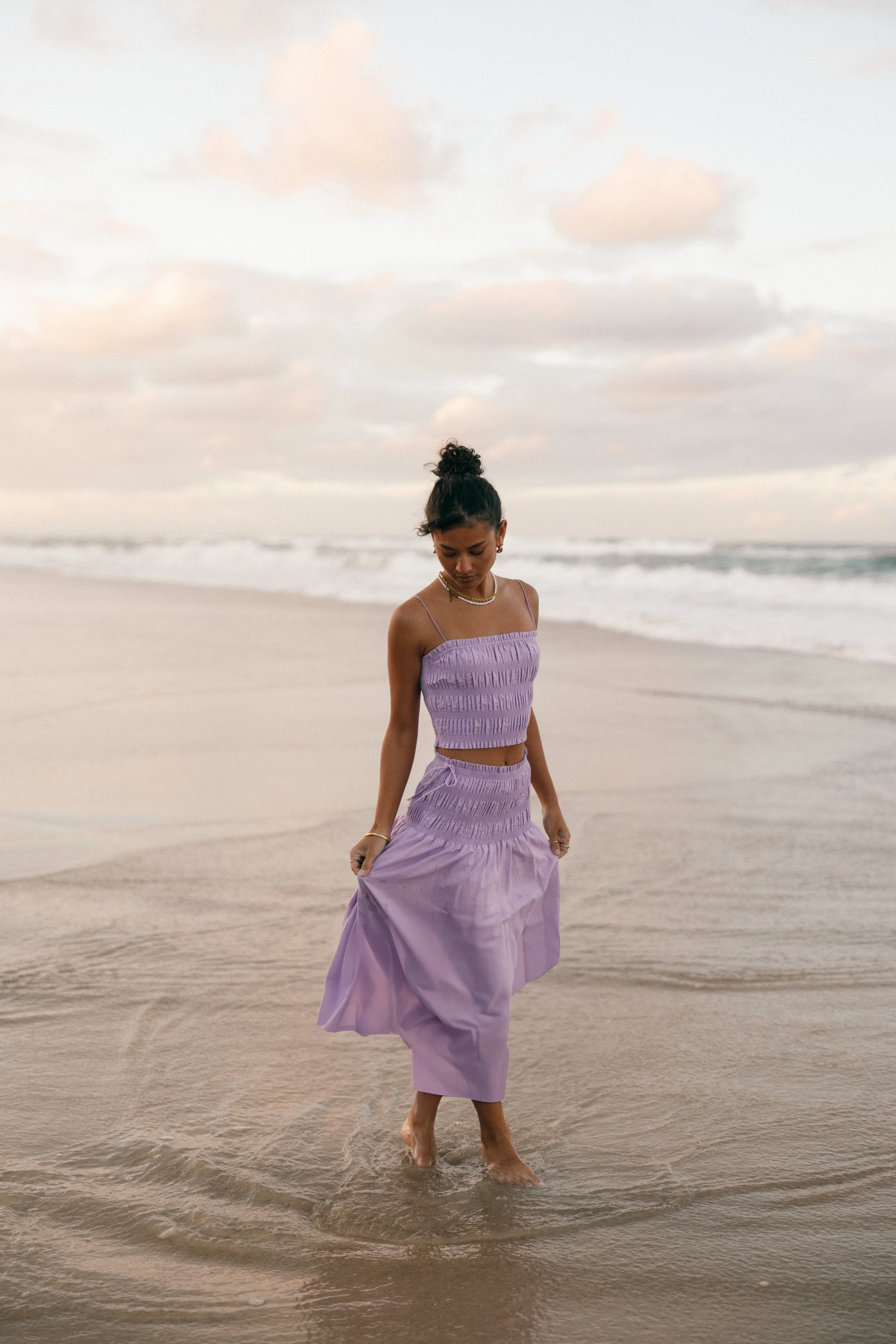 Adine Two Piece Set - Lilac sold by Petal & Pup