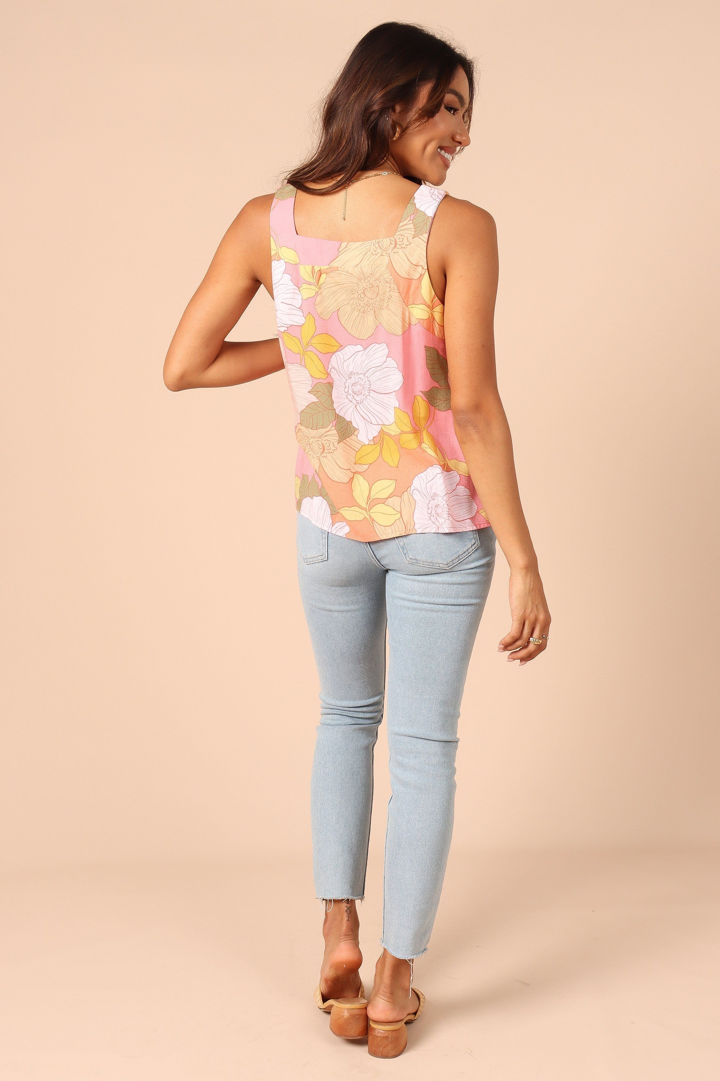 Grace Top - Pink Floral sold by Petal & Pup product image thumbnail 4