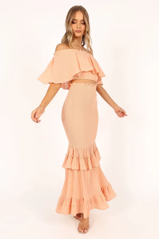 Barbara Set - Peach sold by Petal & Pup