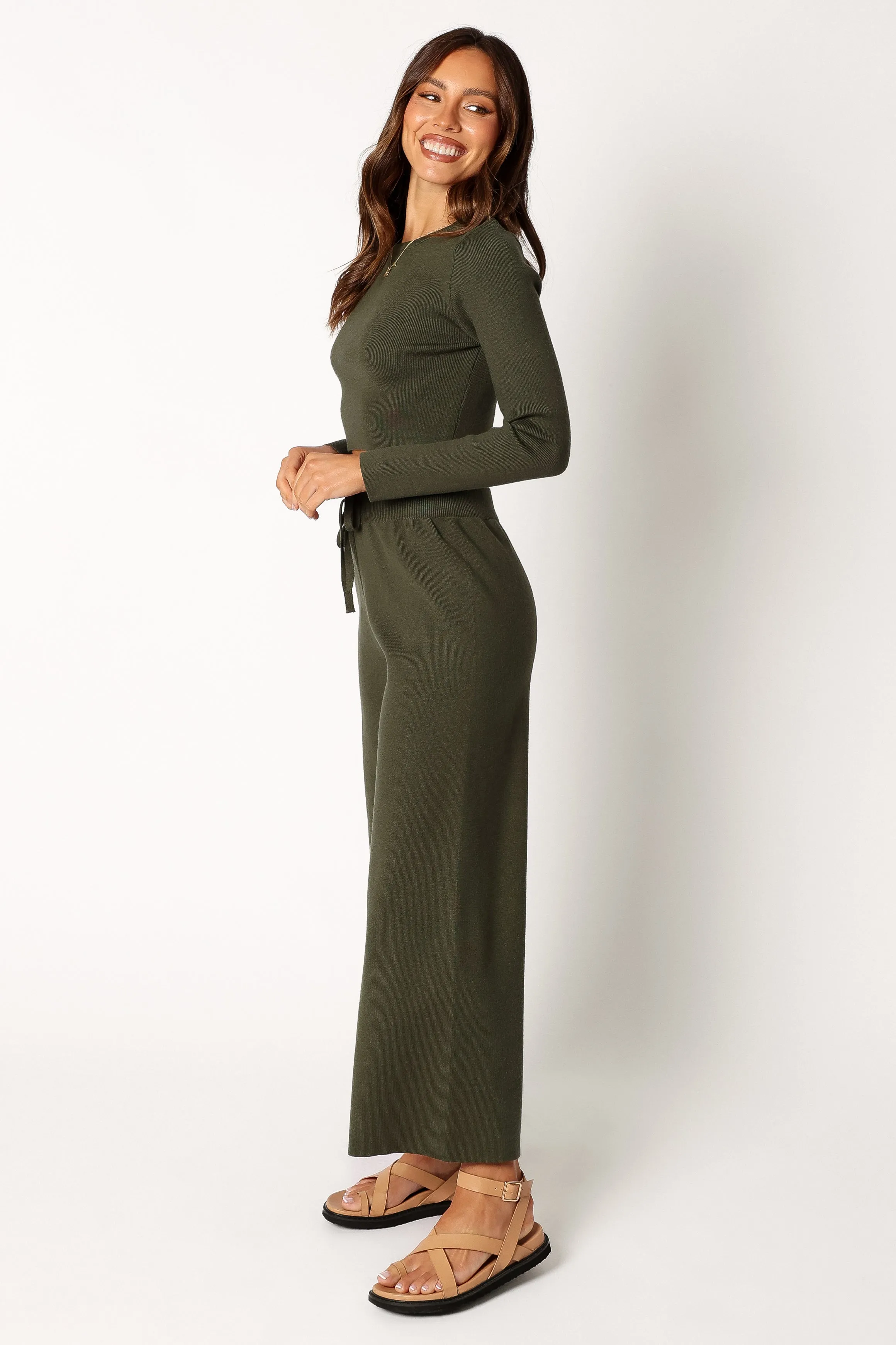 Ayers Long Sleeve Set - Olive sold by Petal & Pup product image thumbnail 4