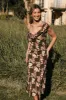 Kamryn Midi Dress - Olive Floral sold by Petal & Pup