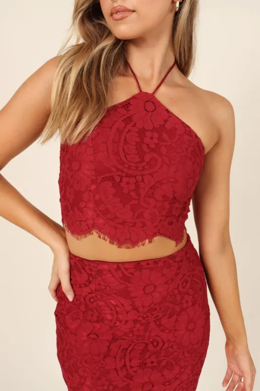 Maybelle Top - Wine made by Petal & Pup