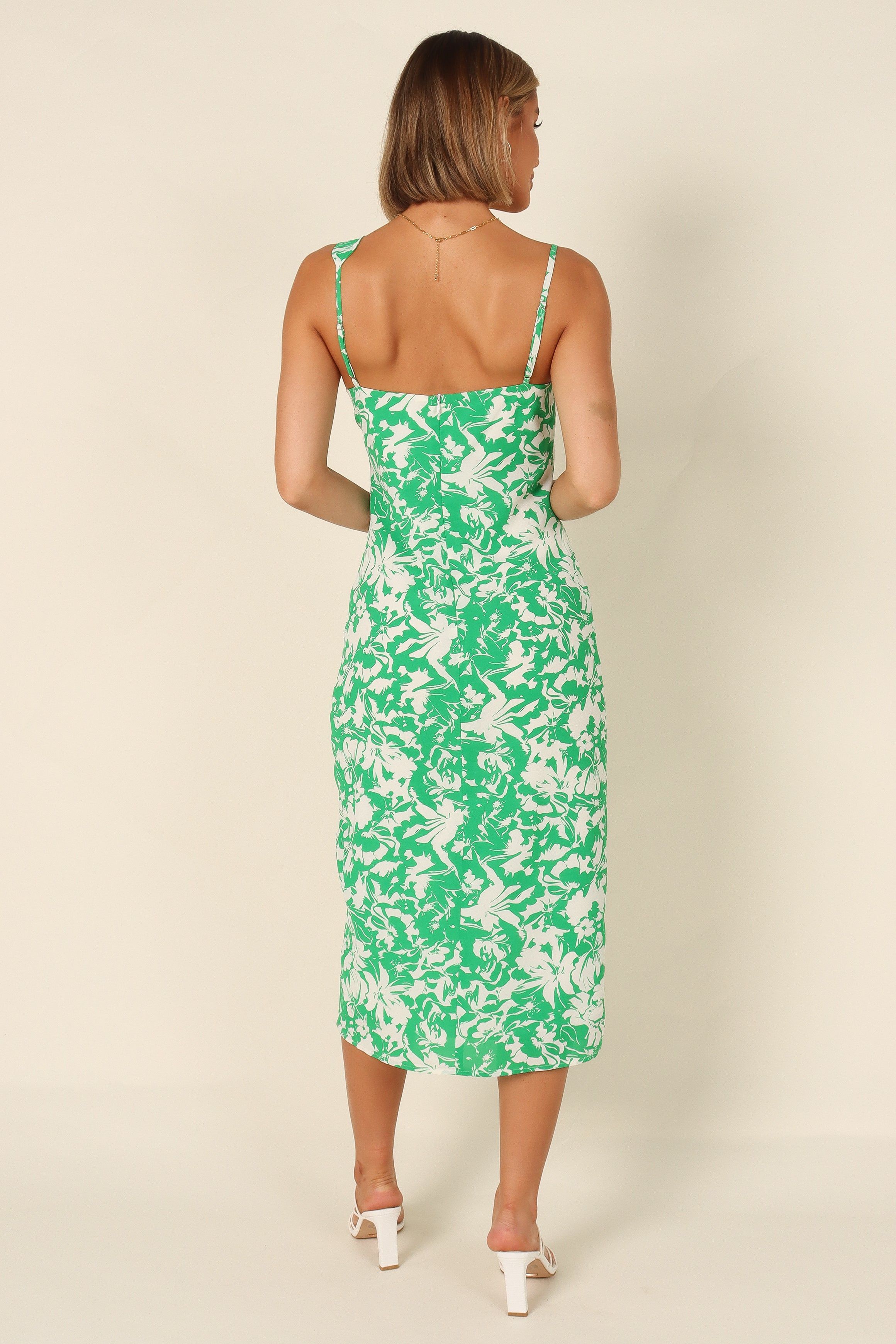 Elias Midi Dress - Green Floral sold by Petal & Pup product image thumbnail 3
