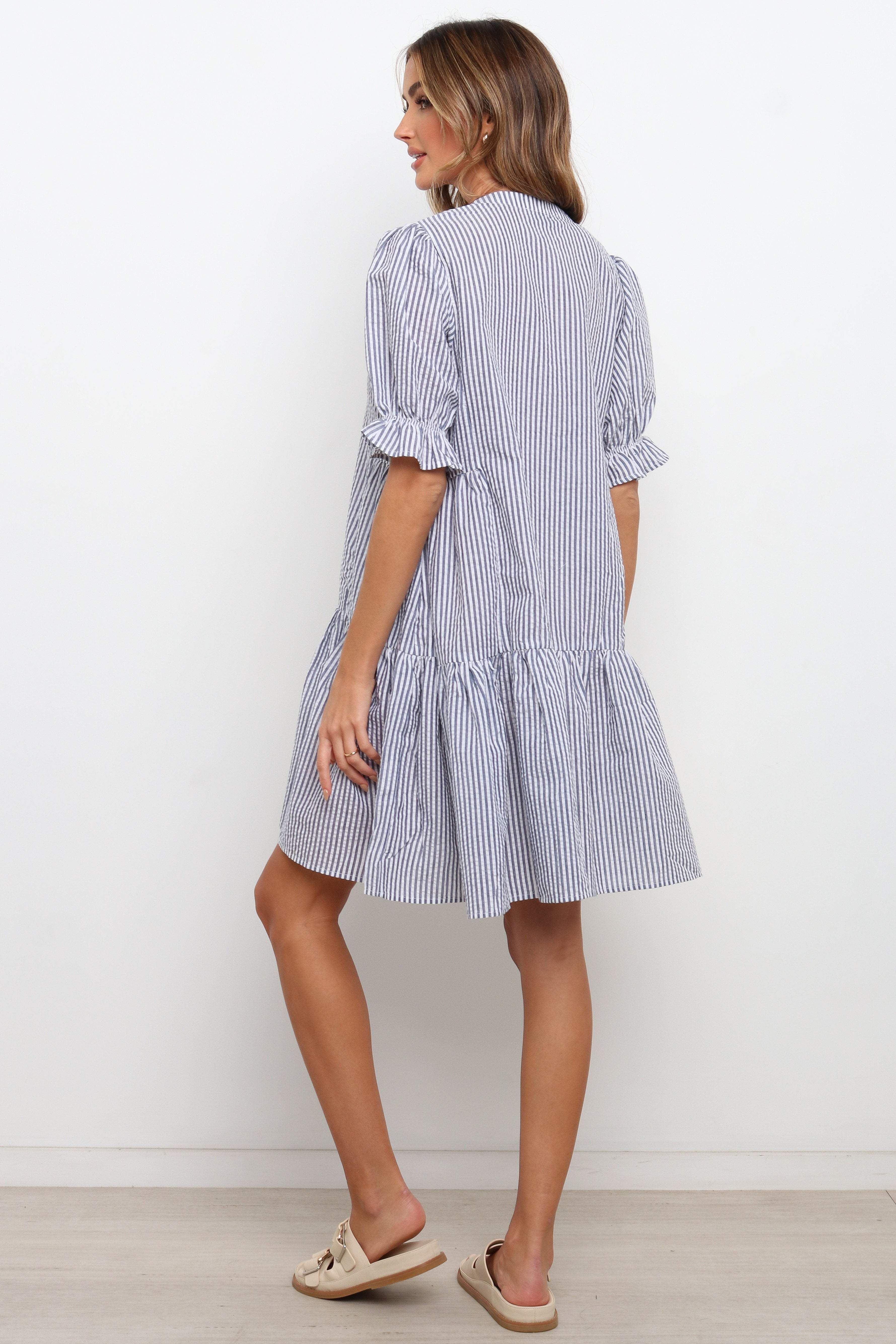 Bridgeport Dress - Navy sold by Petal & Pup product image thumbnail 6