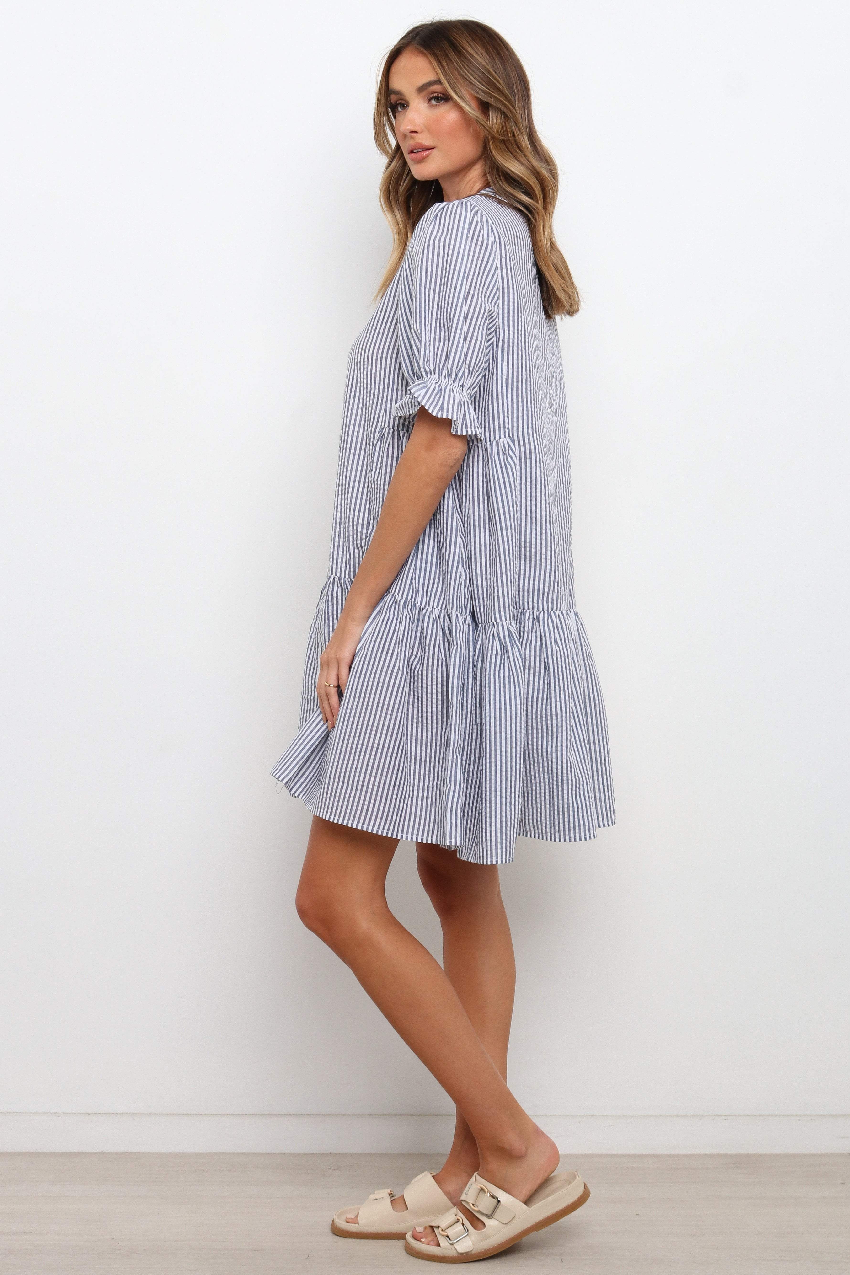 Bridgeport Dress - Navy sold by Petal & Pup product image thumbnail 5