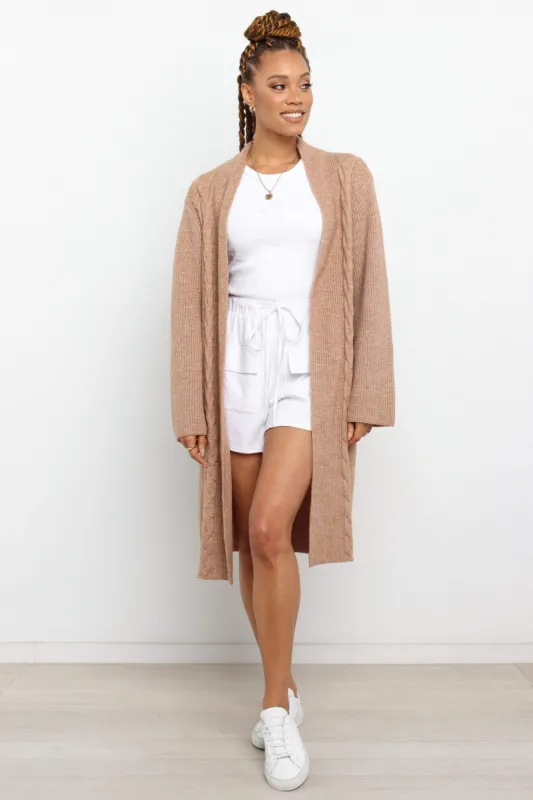 Dori Cardigan - Mocha made by Petal & Pup