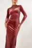 Jessica Long Sleeve Maxi Dress - Mauve sold by Petal & Pup