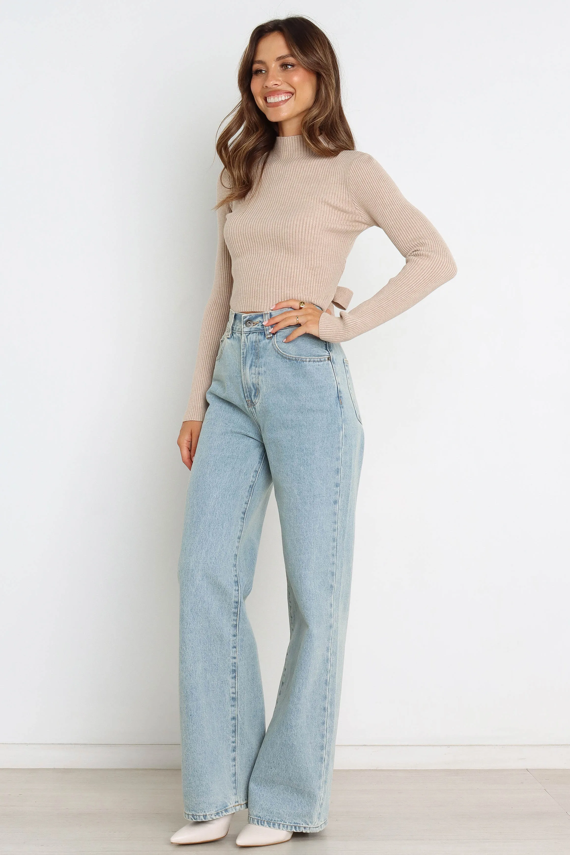 Paige Top - Beige sold by Petal & Pup product image thumbnail 5