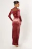Jessica Long Sleeve Maxi Dress - Mauve sold by Petal & Pup