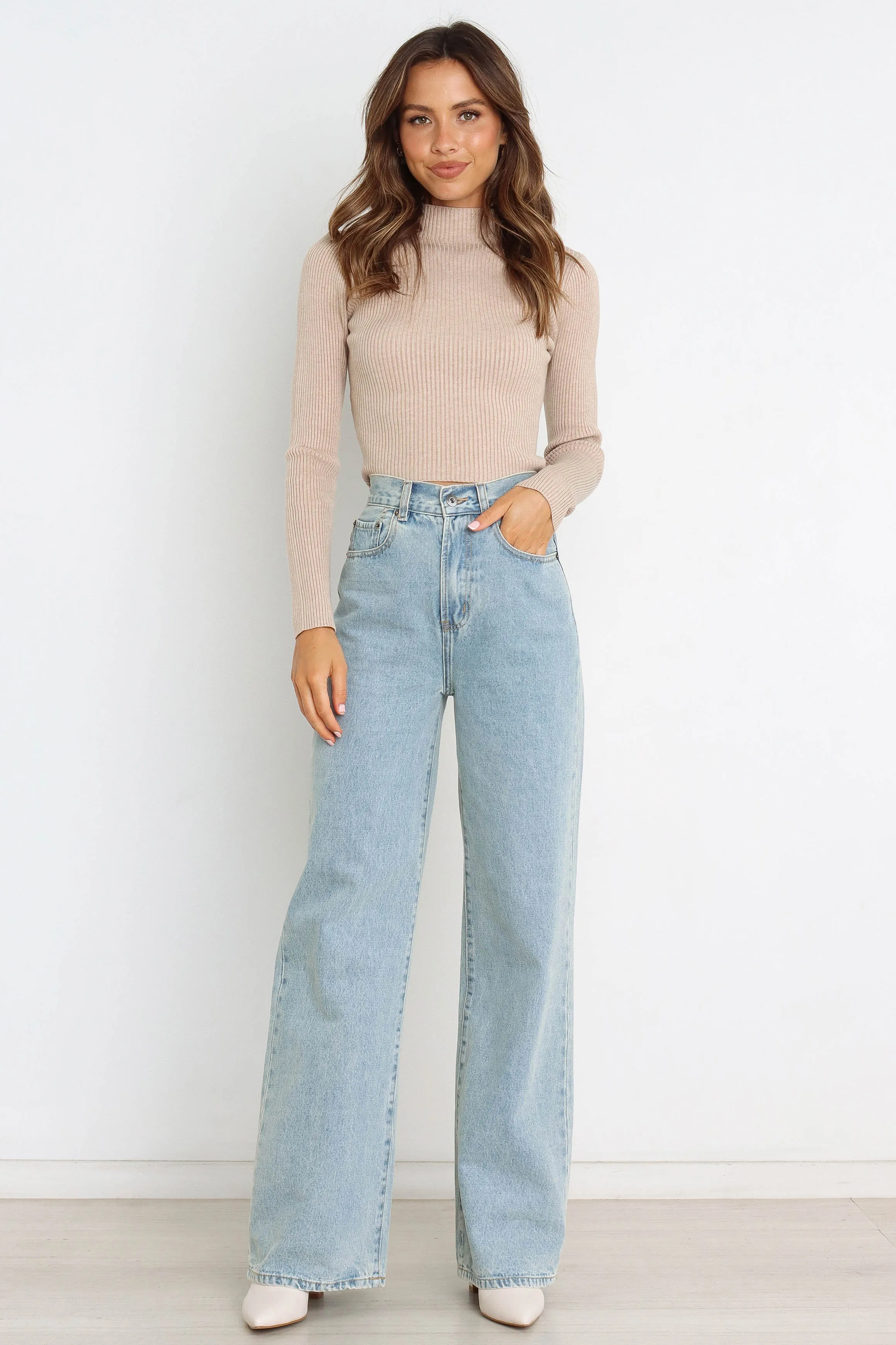 Paige Top - Beige sold by Petal & Pup product image thumbnail 3