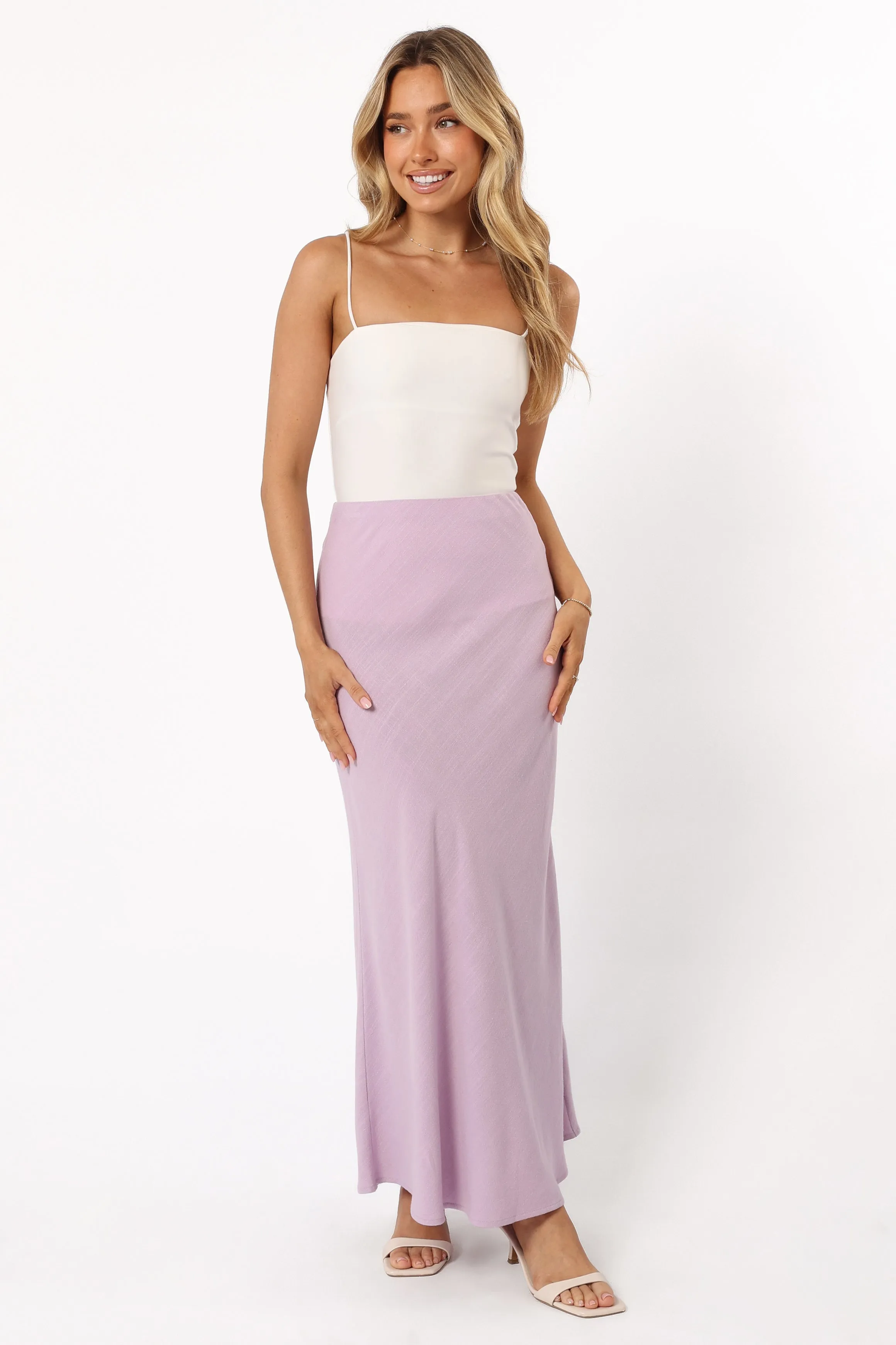 Nelle Midi Skirt - Lilac sold by Petal & Pup product image thumbnail 3