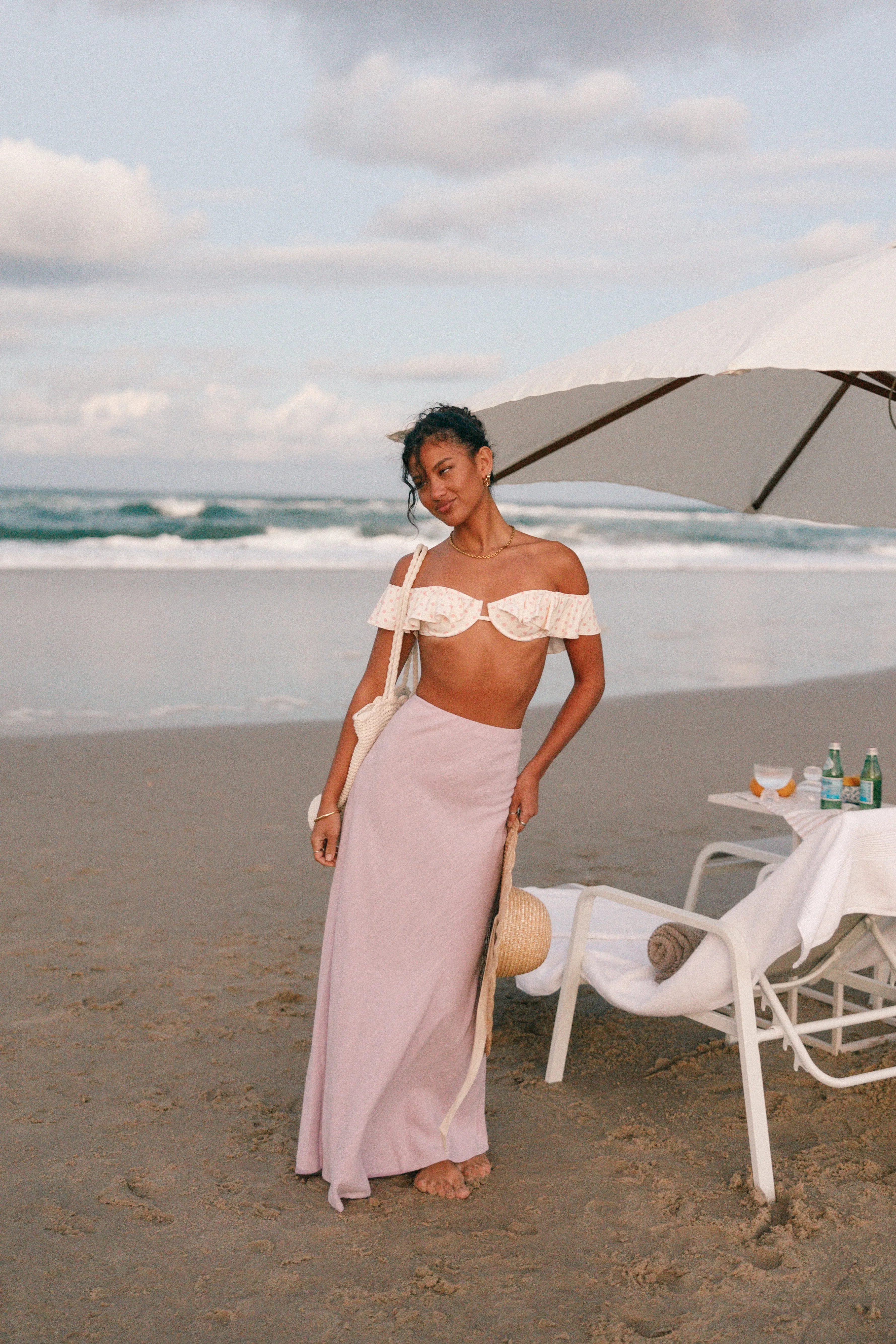 Nelle Midi Skirt - Lilac sold by Petal & Pup