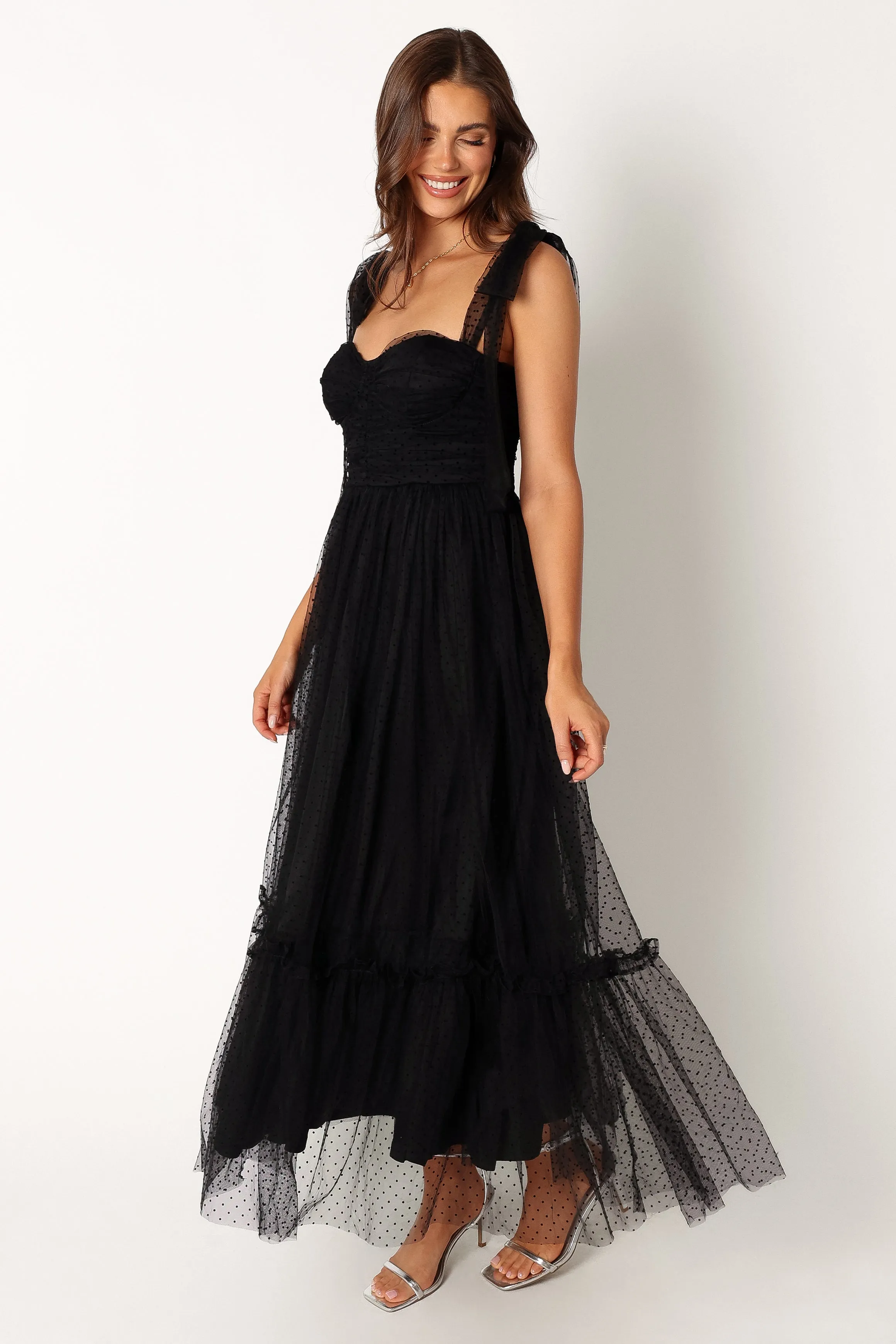 Floret Midi Dress - Black sold by Petal & Pup product image thumbnail 4