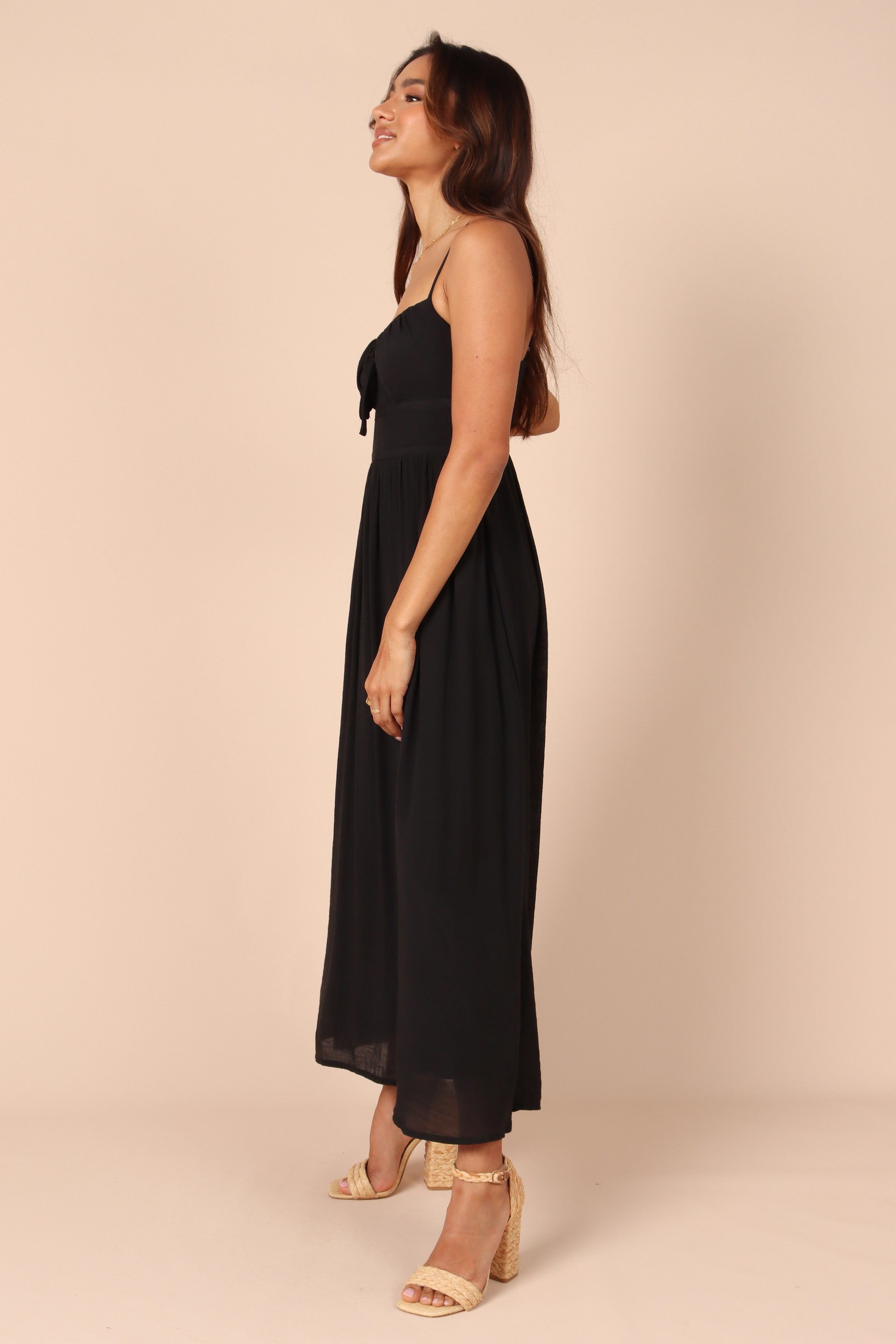 Darcie Sweetheart Neckline Maxi Dress - Black sold by Petal & Pup product image thumbnail 5
